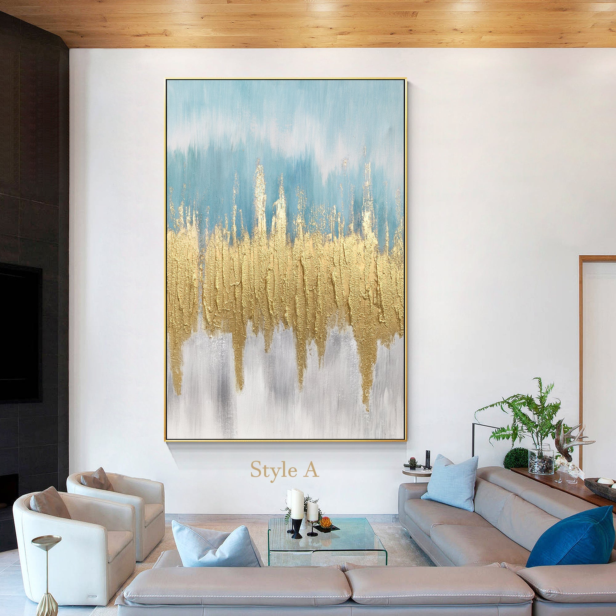 Gold Leaf Art #YMA0136