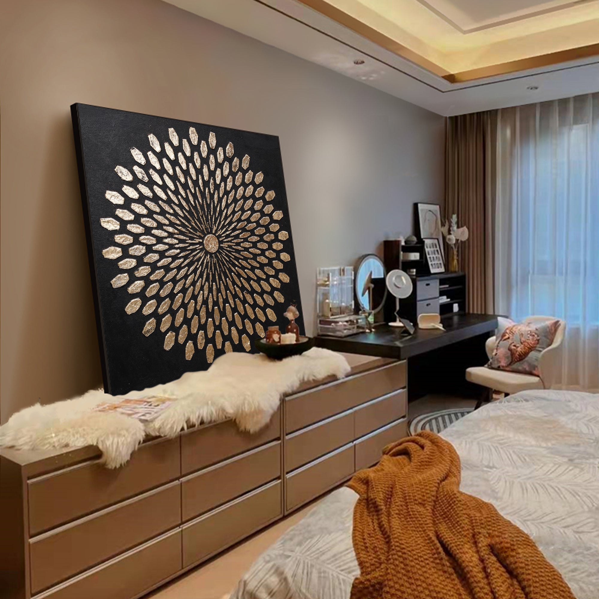 Gold Leaf Art #YMA0199