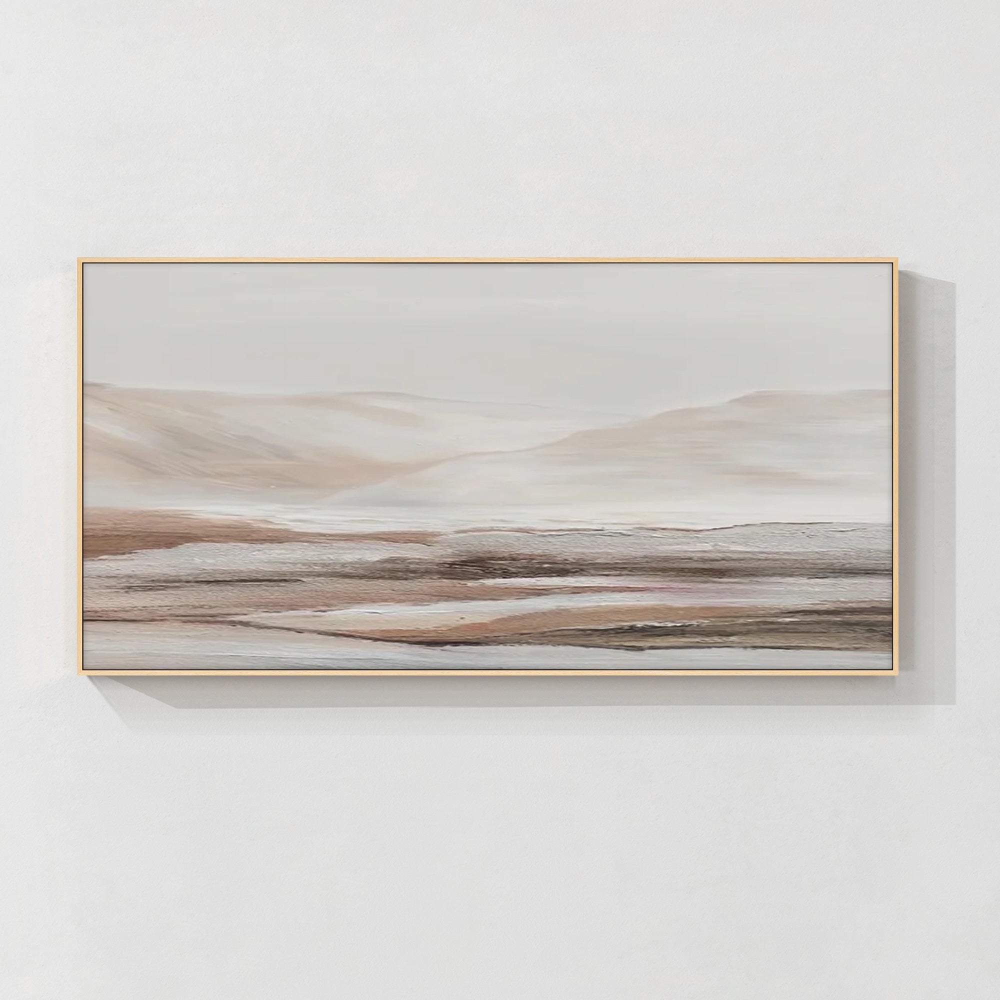 Abstrakte Erdton Dekor Wandkunst - YM012