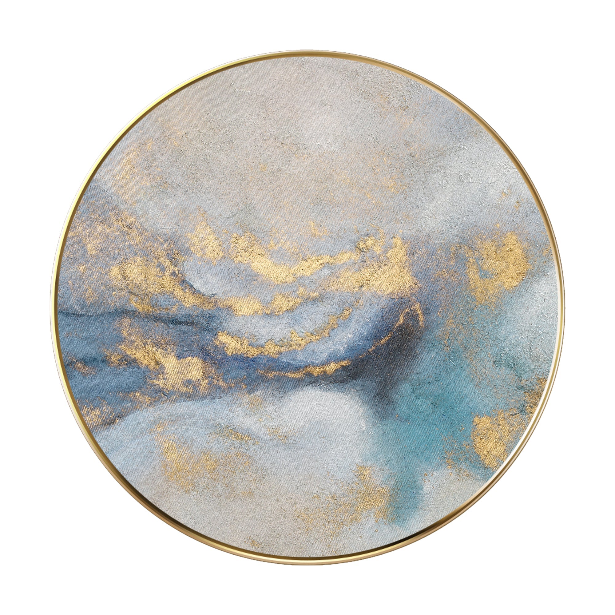 Round Gold Leaf Art #YMA0225