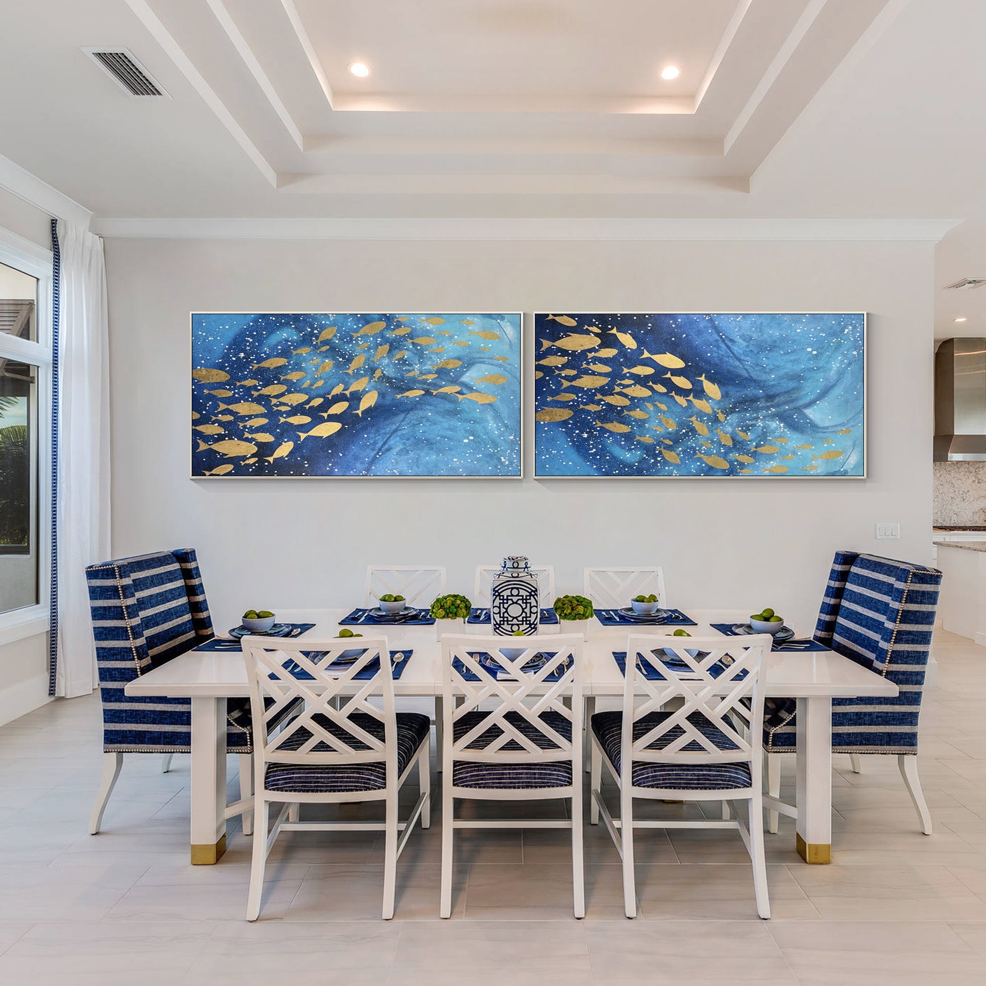 مجموعة من 2 فن السمك #YMA0231