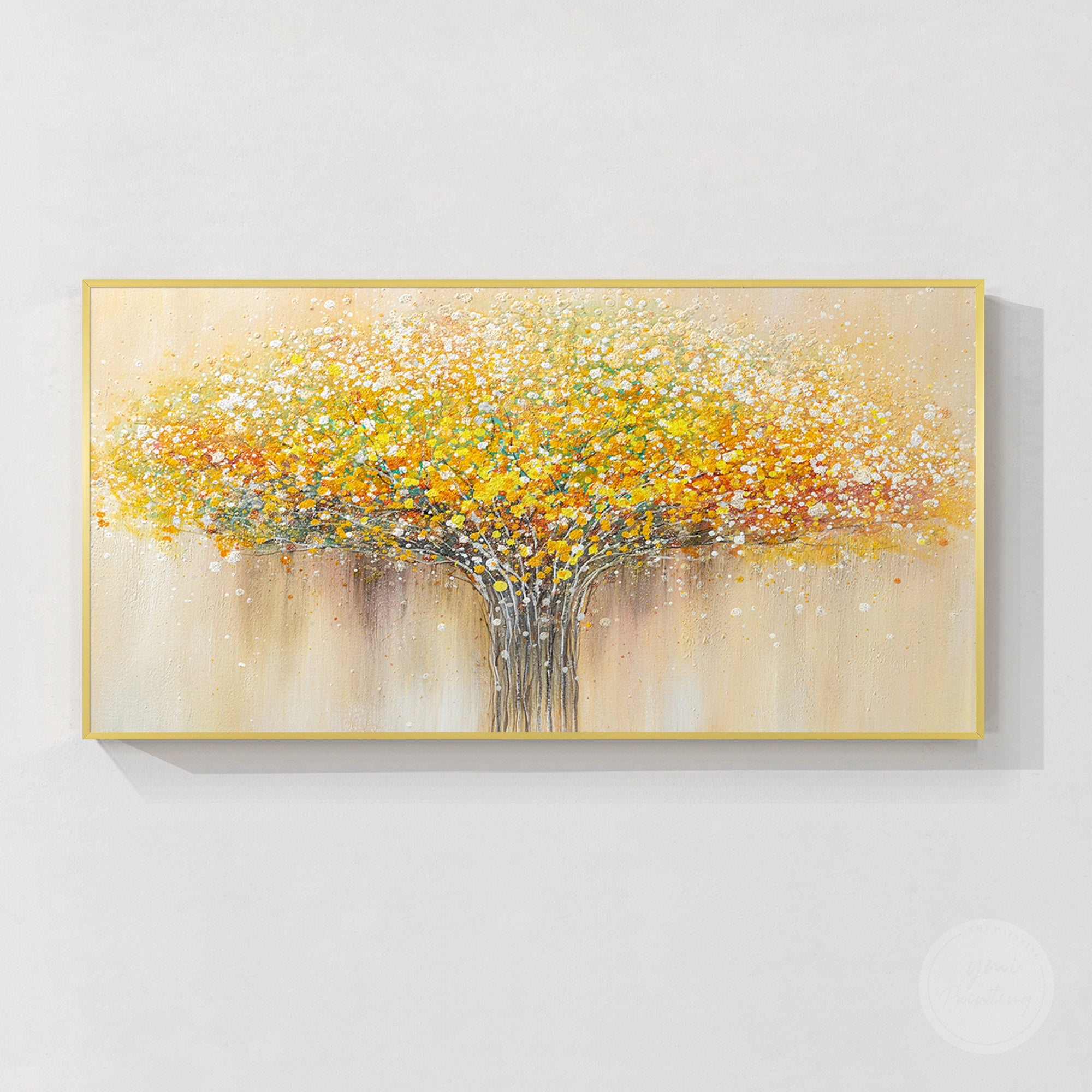 Unique flower art painting with colorful petals, textured surfaces, and elegant botanical inspiration
