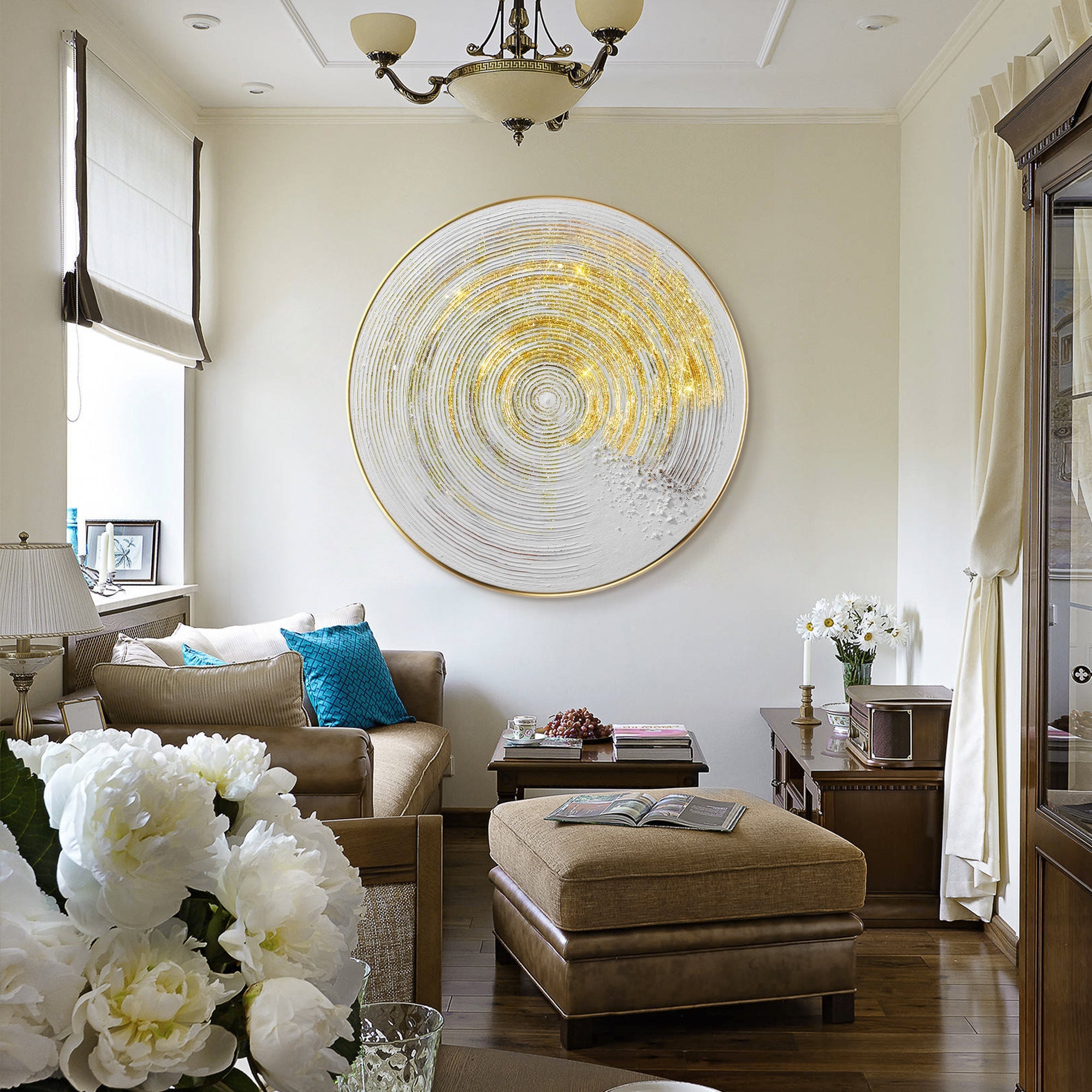 Gold Glitter Art#YMA0300
