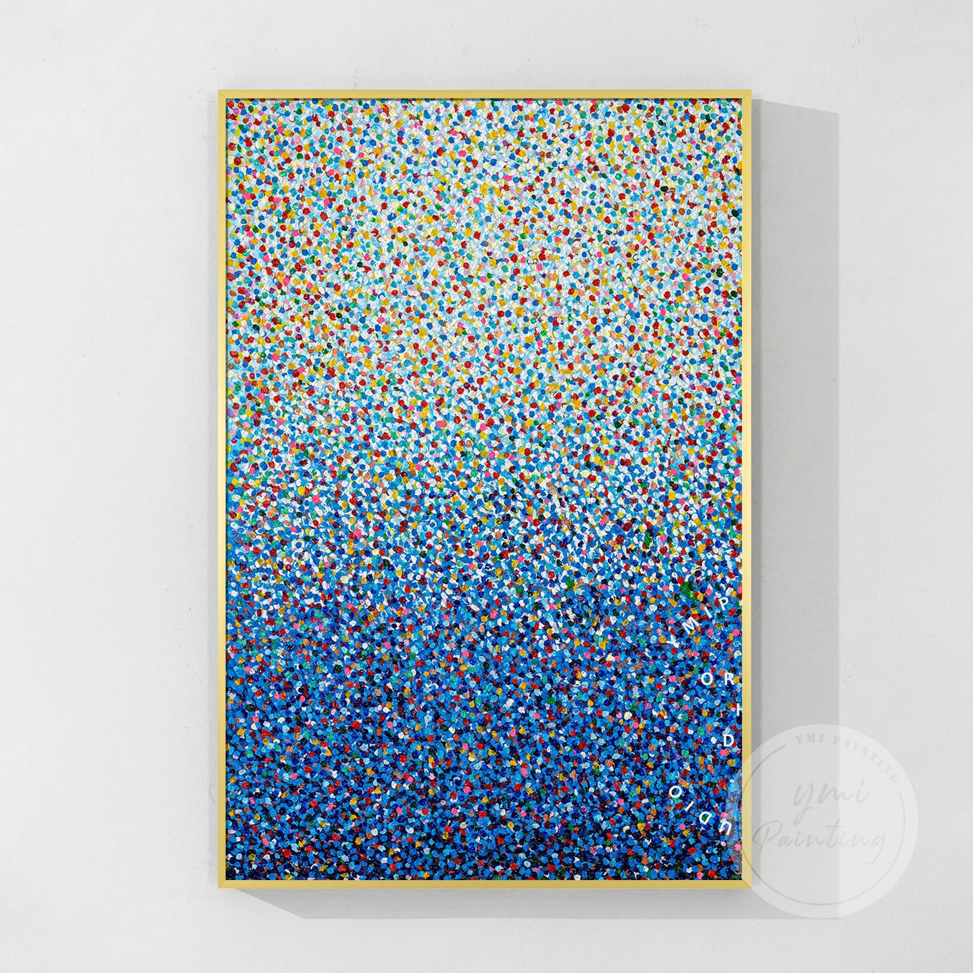 Abstrakte beige Landschaft Wandkunst