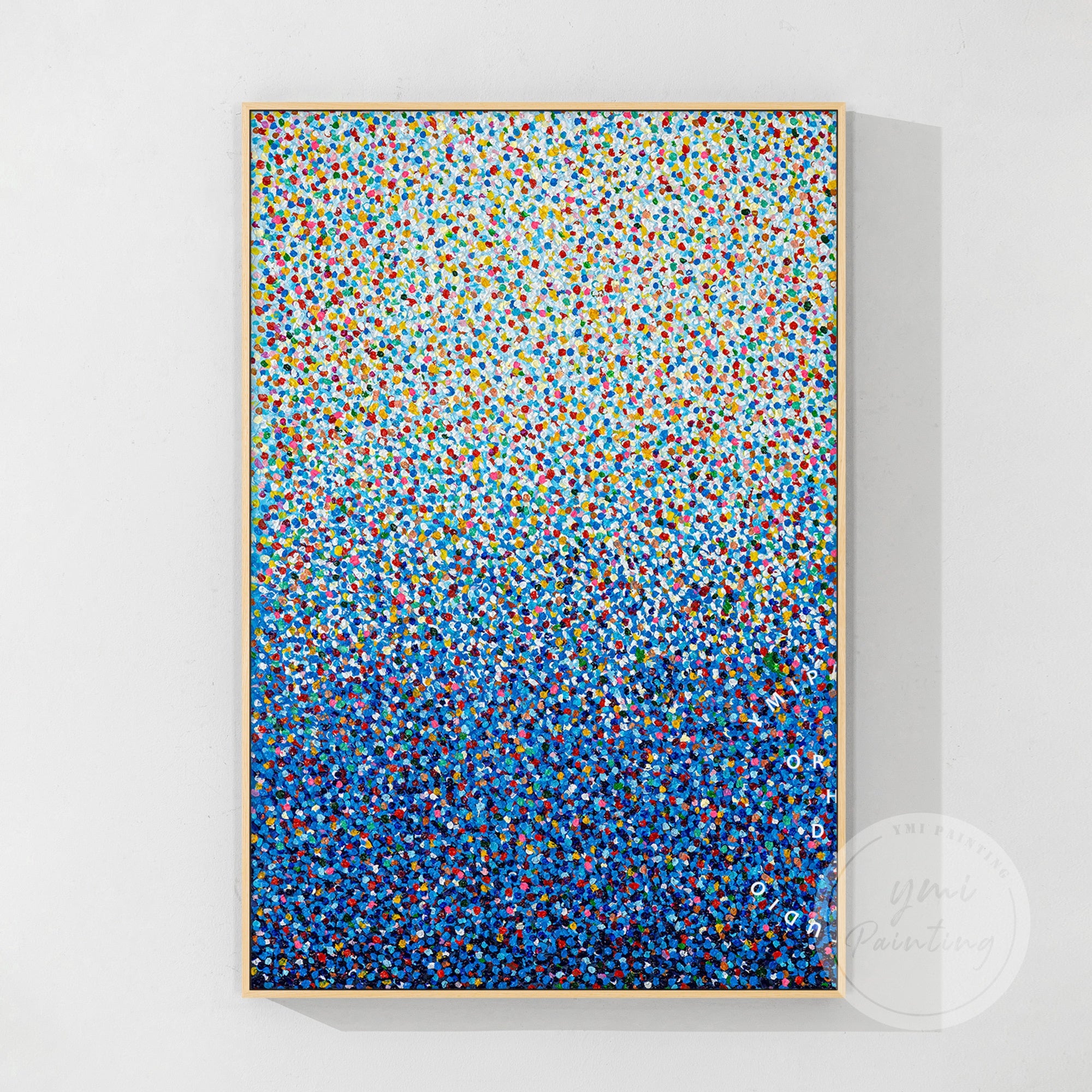 Abstrakte beige Landschaft Wandkunst