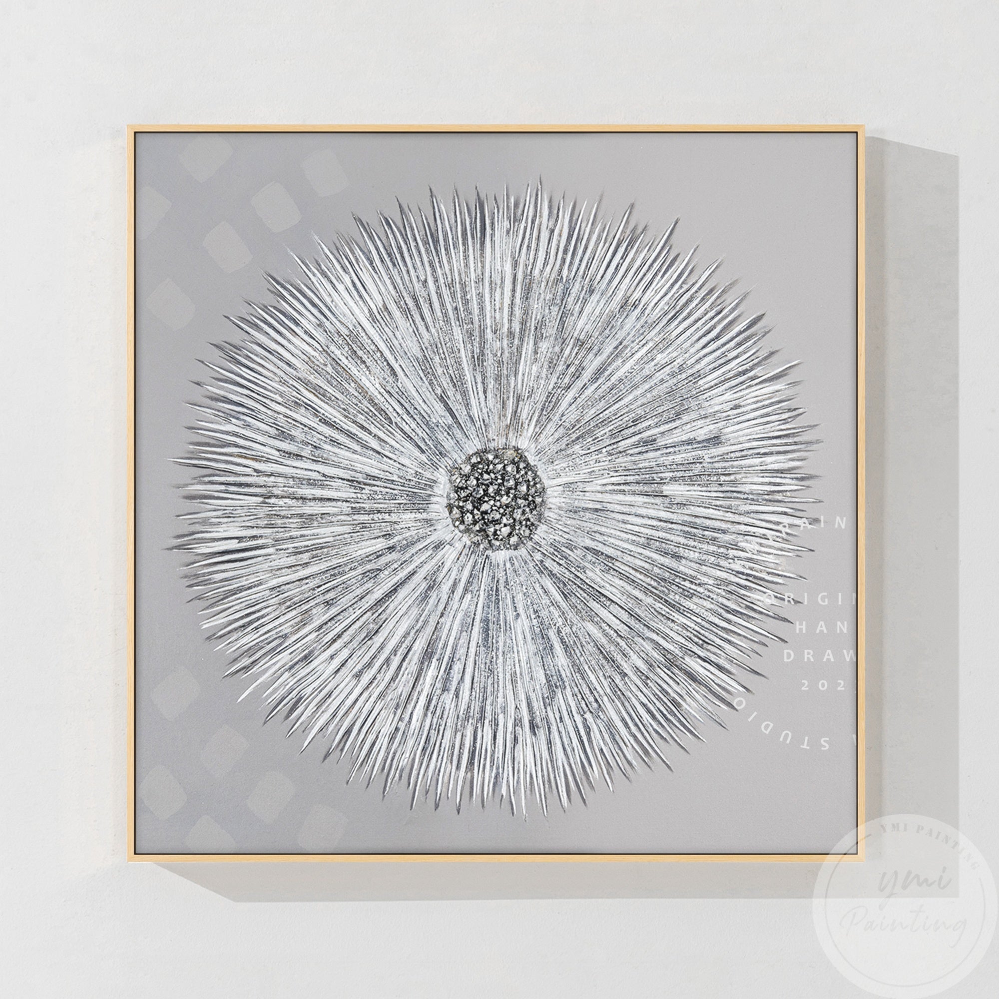 Silver Leaf Soundwave Art #YMA0376