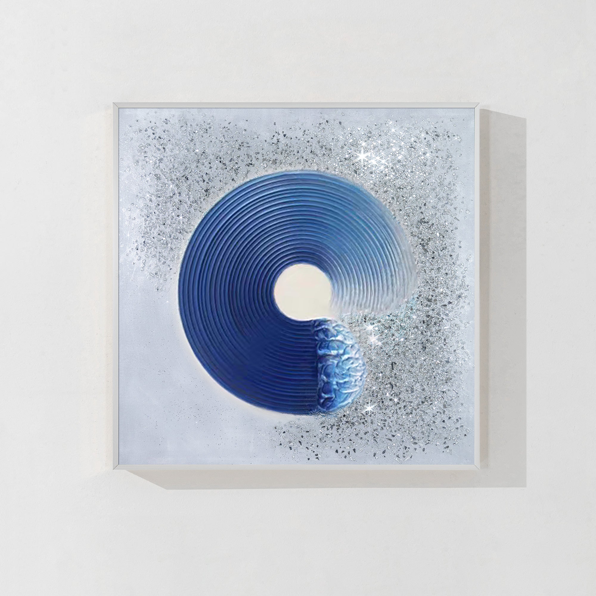 Blue Glitter Art #YMA0466