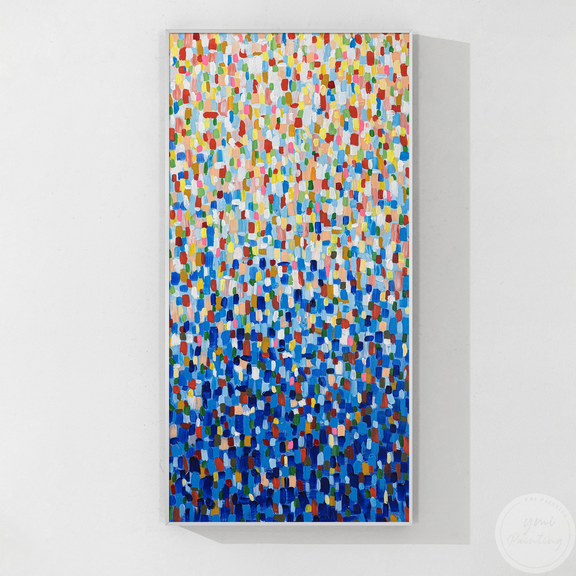 Abstrakte beige Landschaft Wandkunst