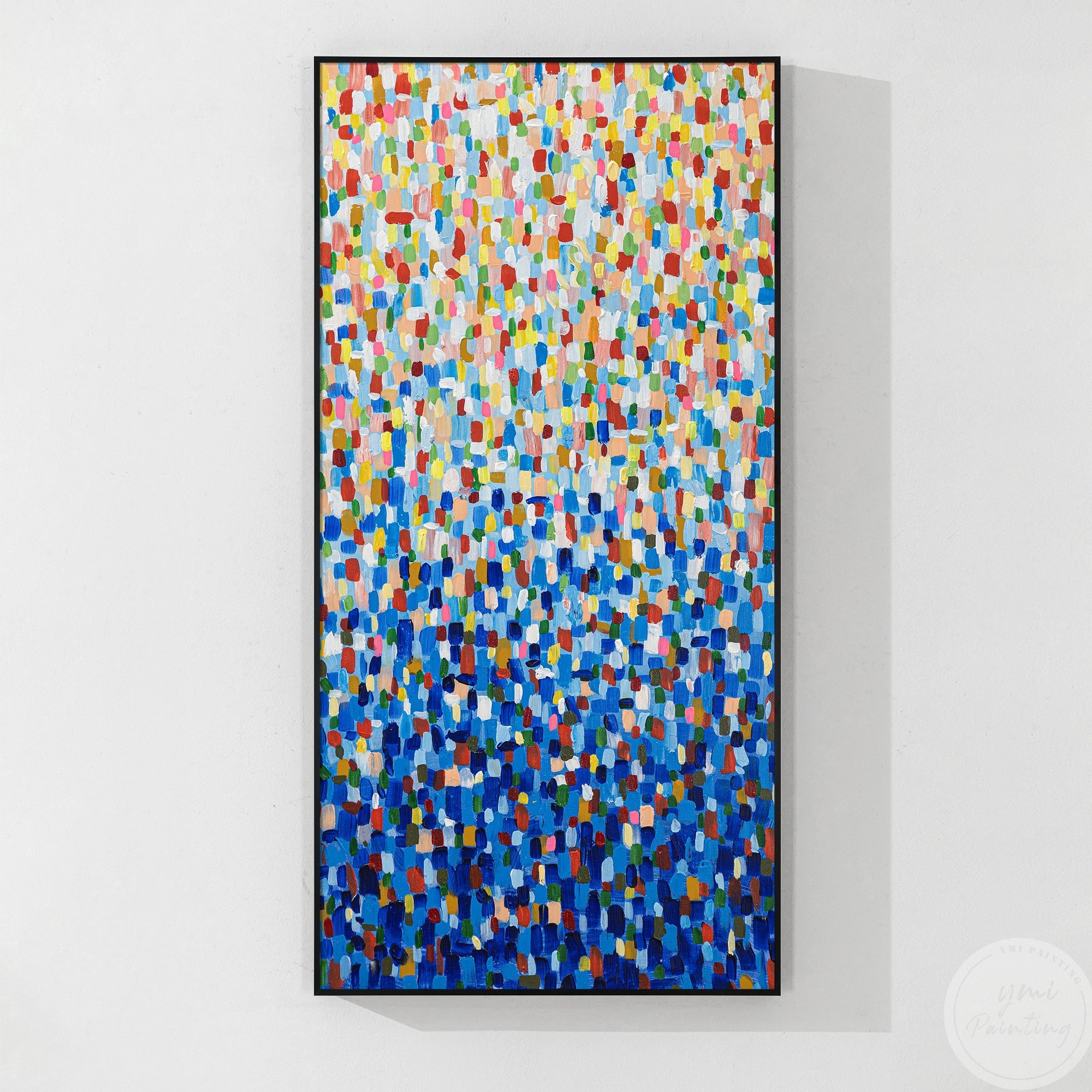 Abstrakte beige Landschaft Wandkunst