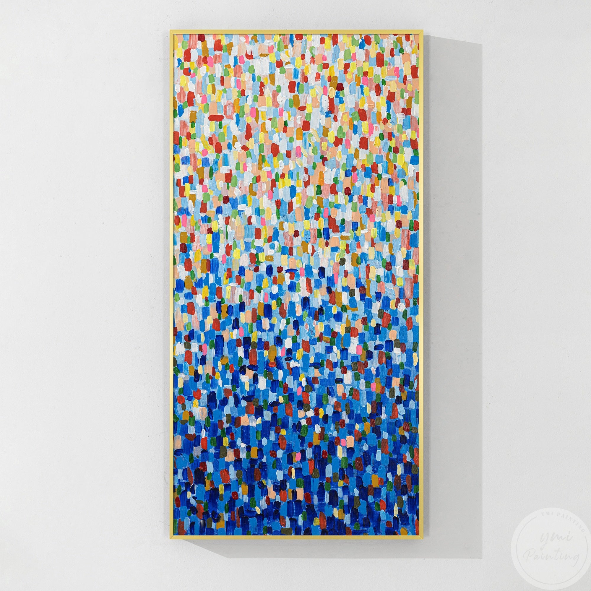 Abstrakte beige Landschaft Wandkunst