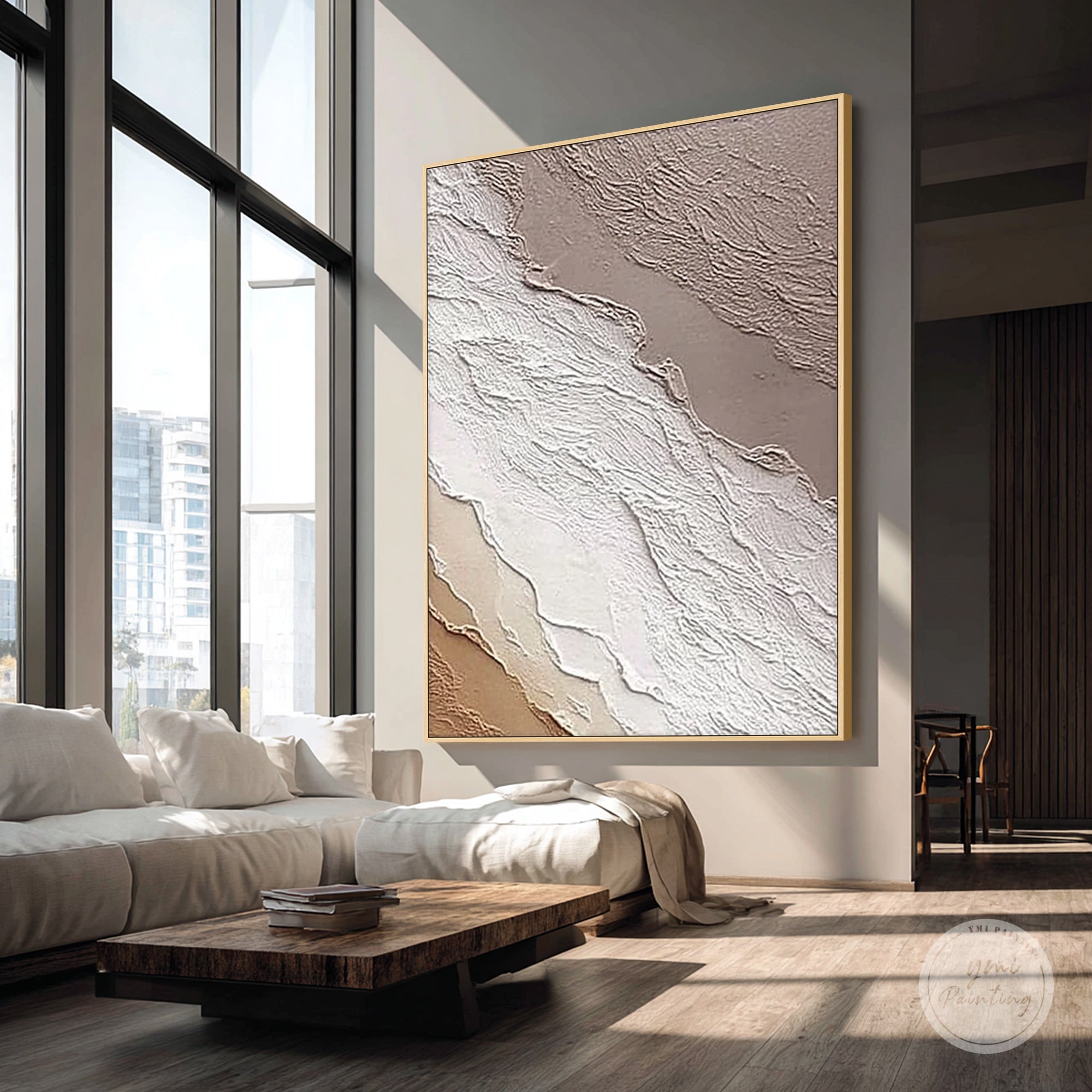 Wabi sabi inspired abstract wall decor