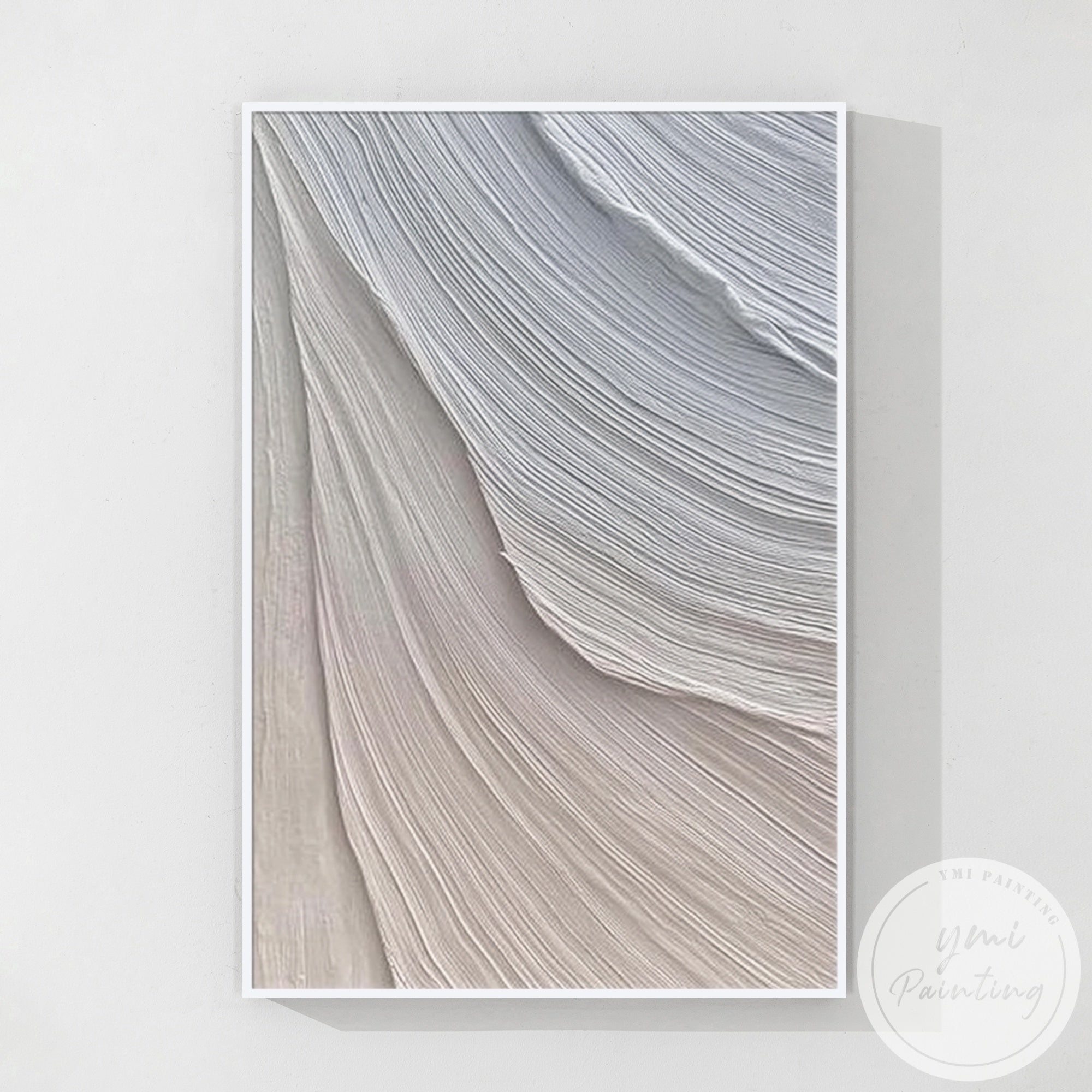 neutral modern abstract wall decor
