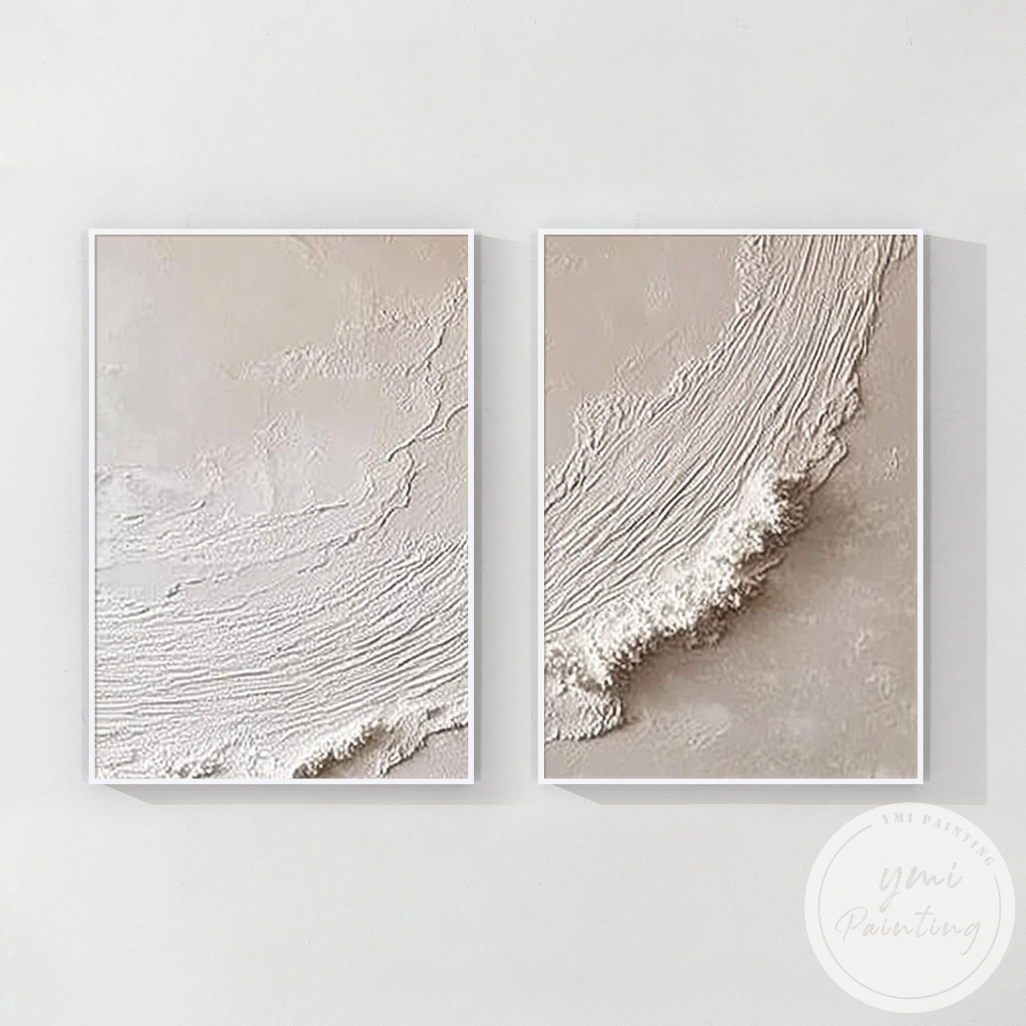 minimal-beige-abstract-diptych-textured-canvas