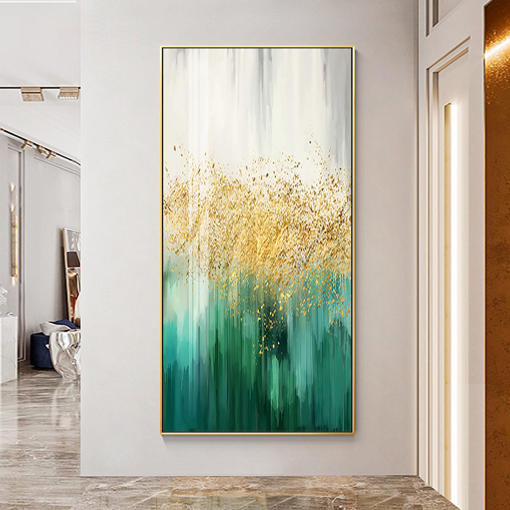 Emerald Green Wall Art #YMA088