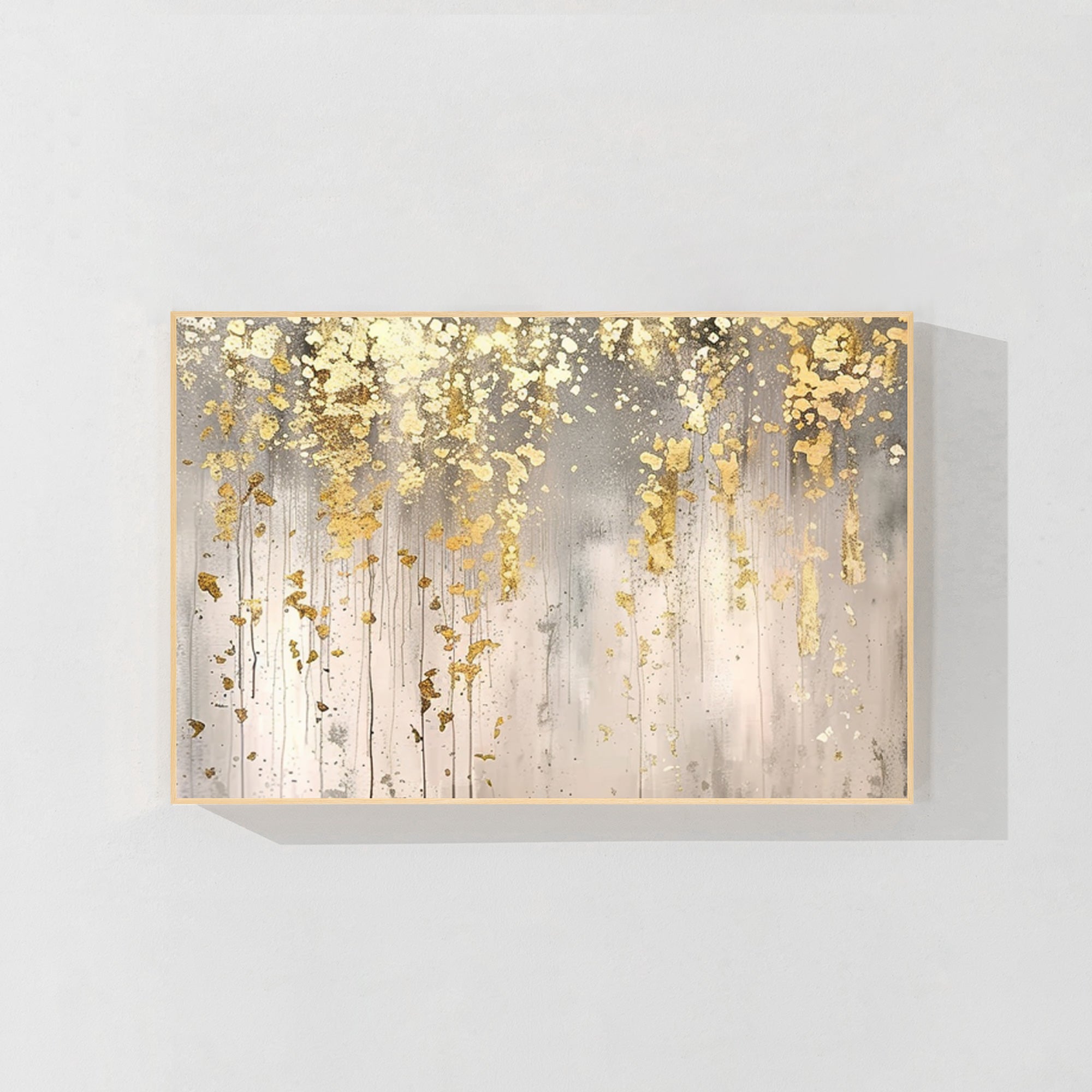 Gold Leaf Wall Art #CA0602