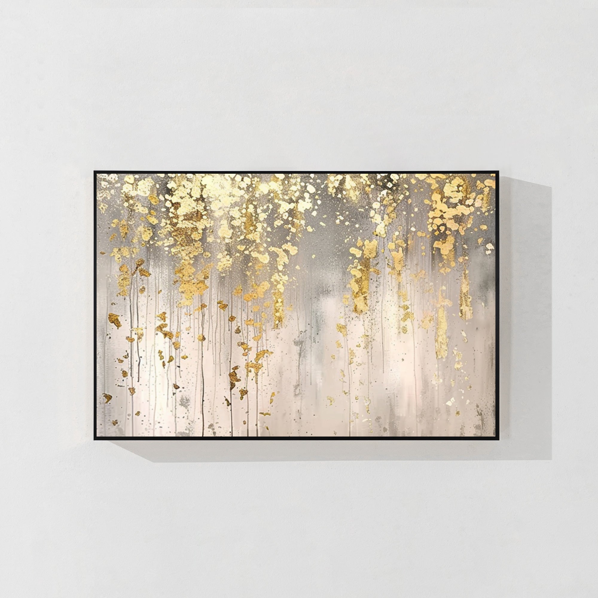 Gold Leaf Wall Art #CA0602