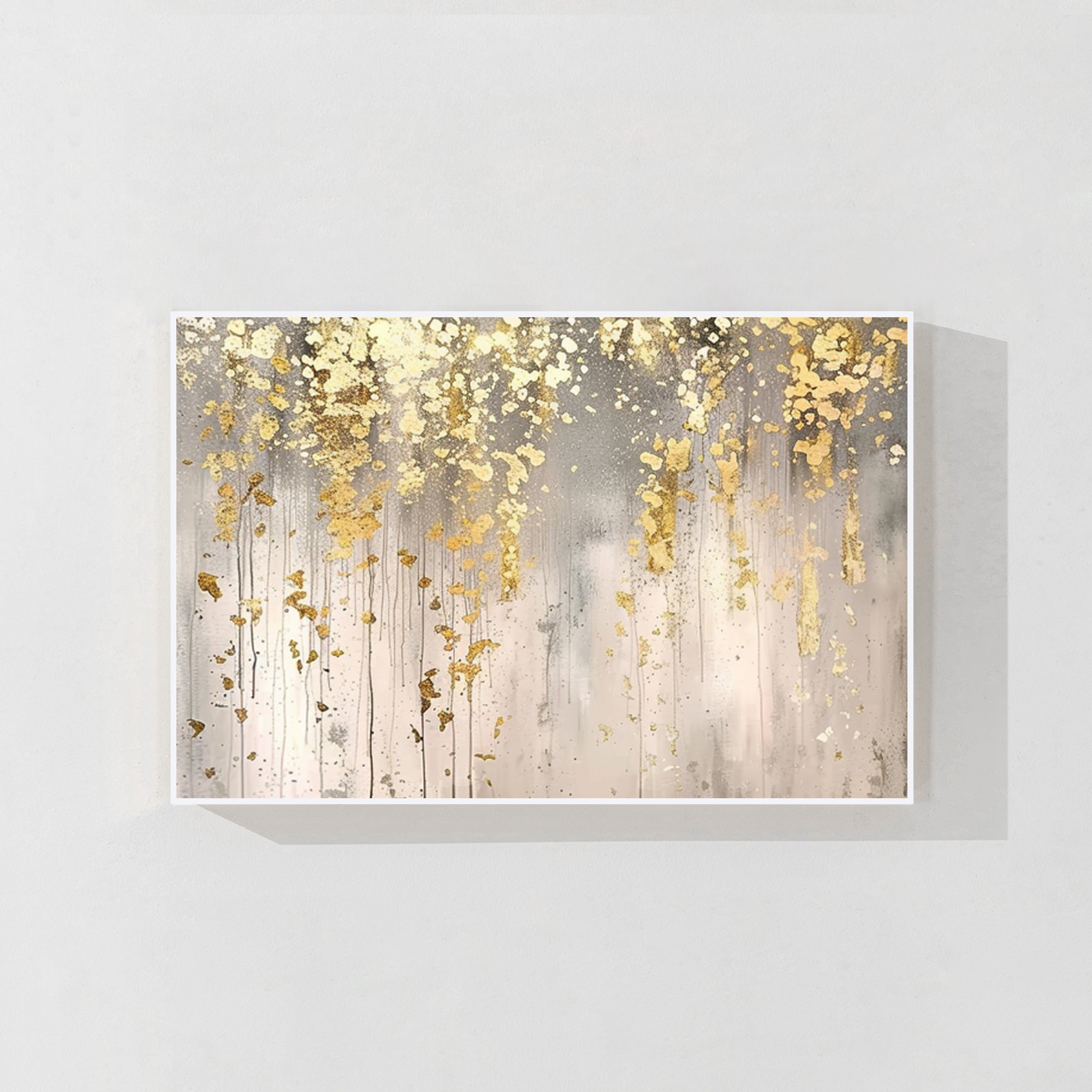 Gold Leaf Wall Art #CA0602