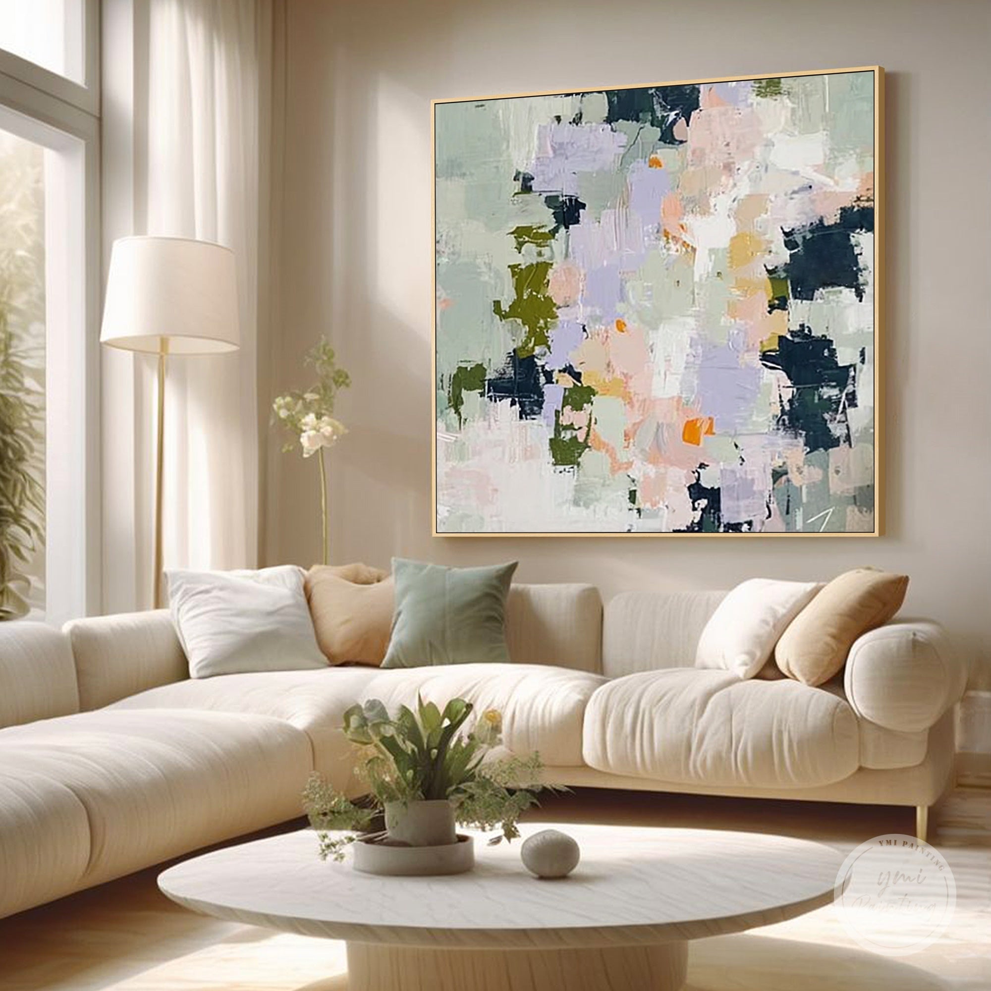 arte de parede neutra moderna