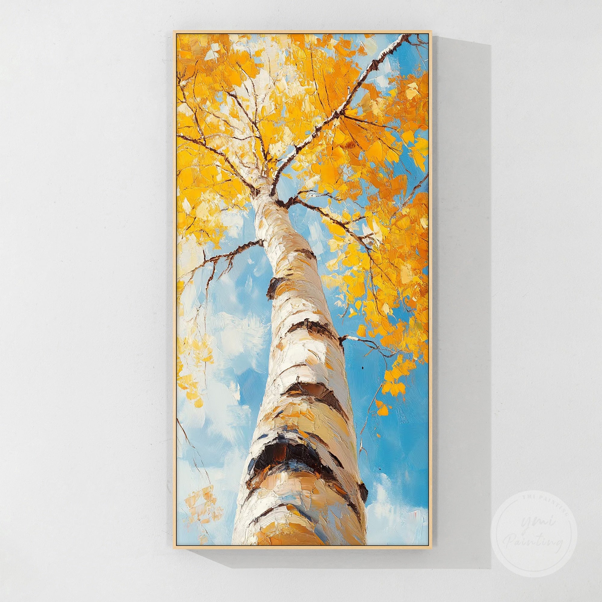 Seasonal fall artwork perfect for adding character to modern interior décor.