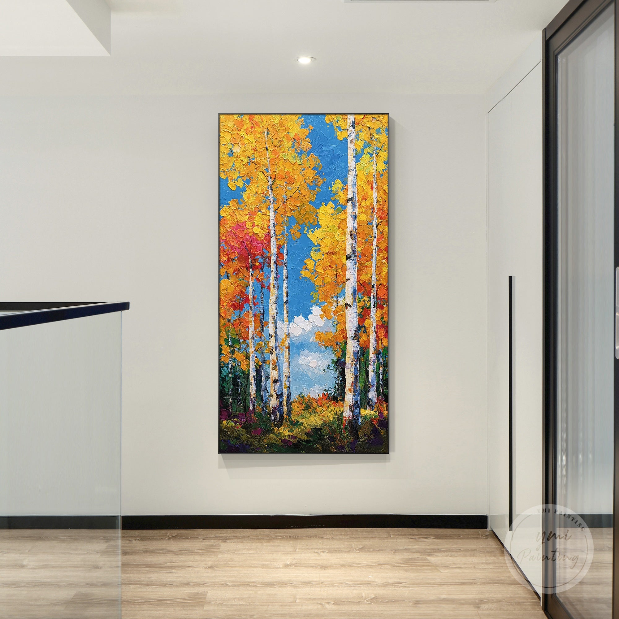 Nature-inspired tree artwork ideal for creating a serene atmosphere in any living space.