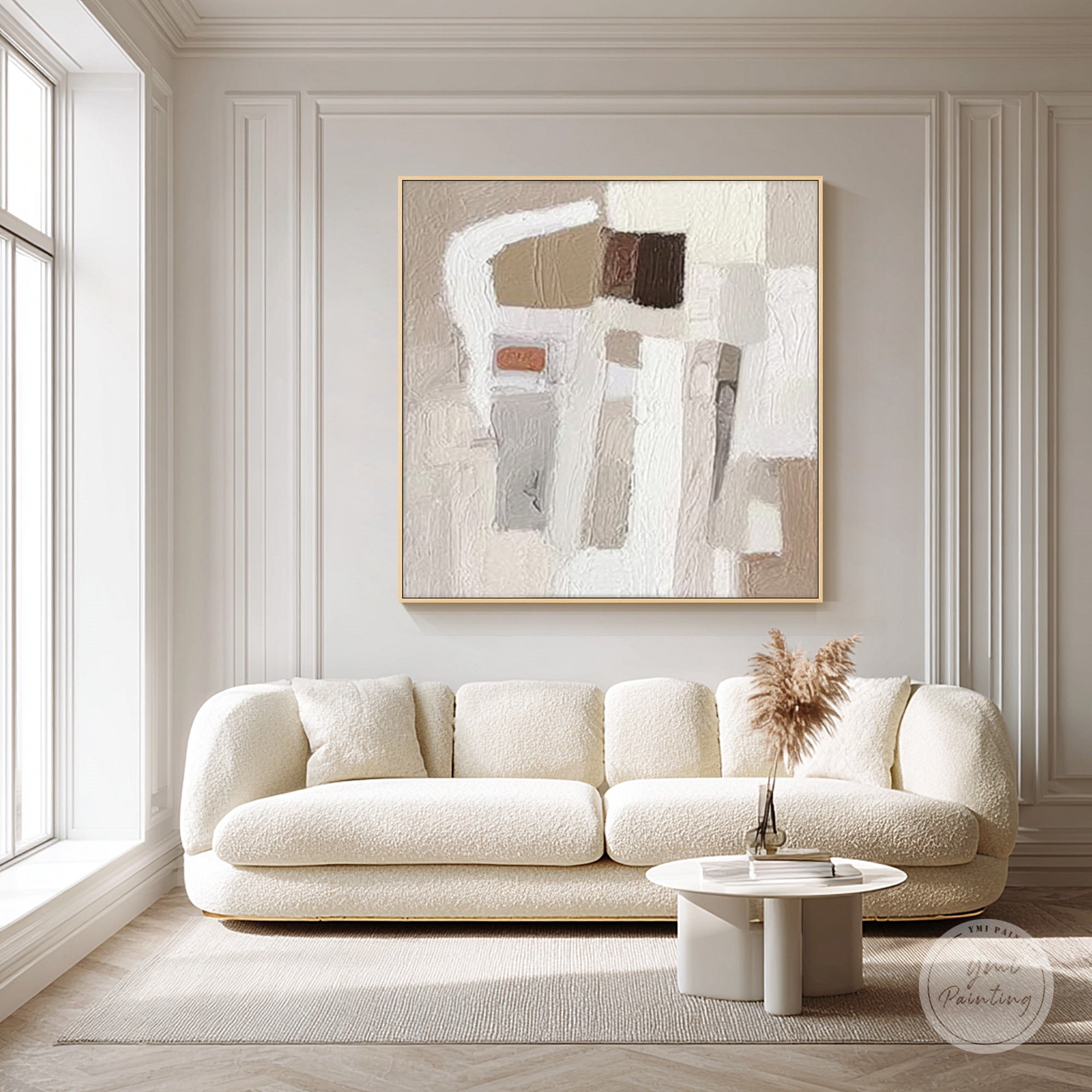 handcrafted textured abstract painting