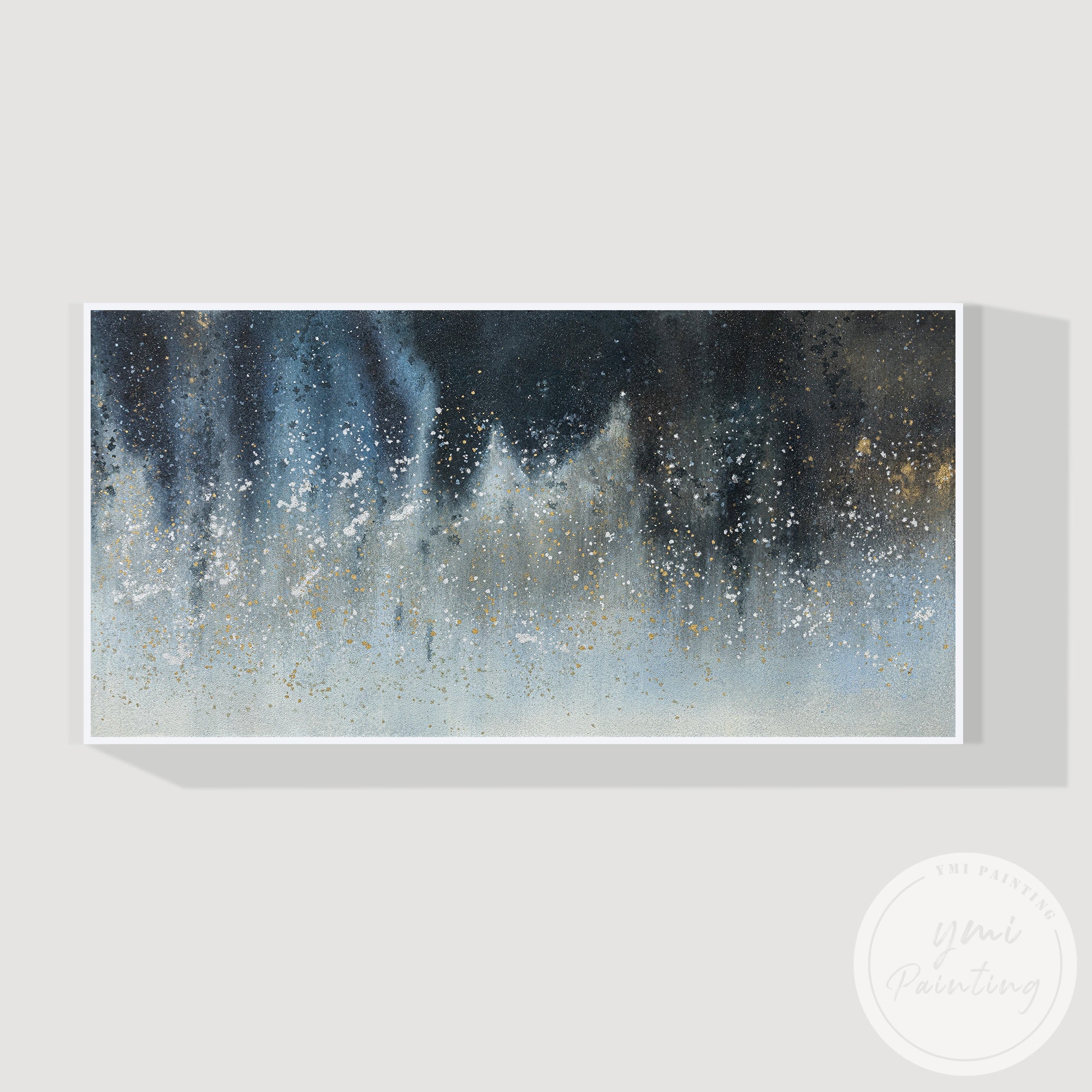 Contemporary textured abstract artwork for bedroom or office decor