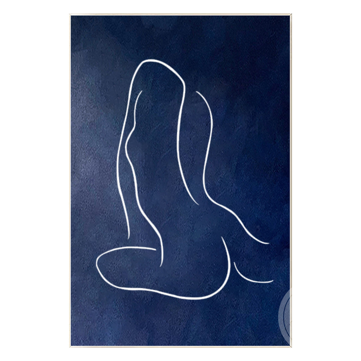 Elegant woman figure wall art for a minimalist home