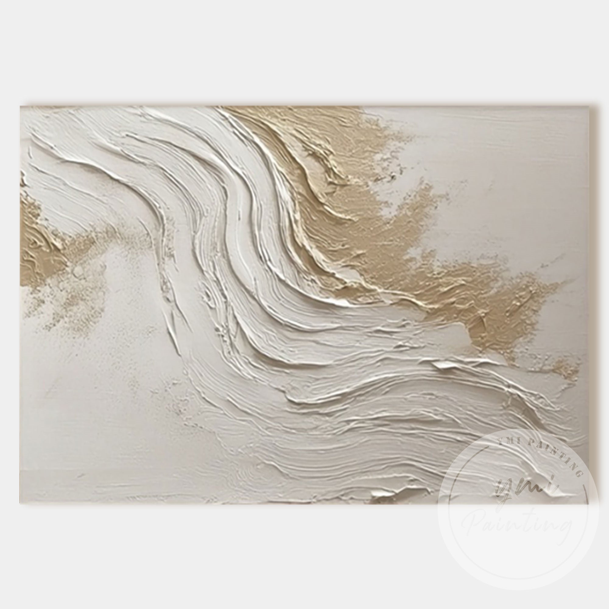 Minimalist Japandi canvas for serene home decor design