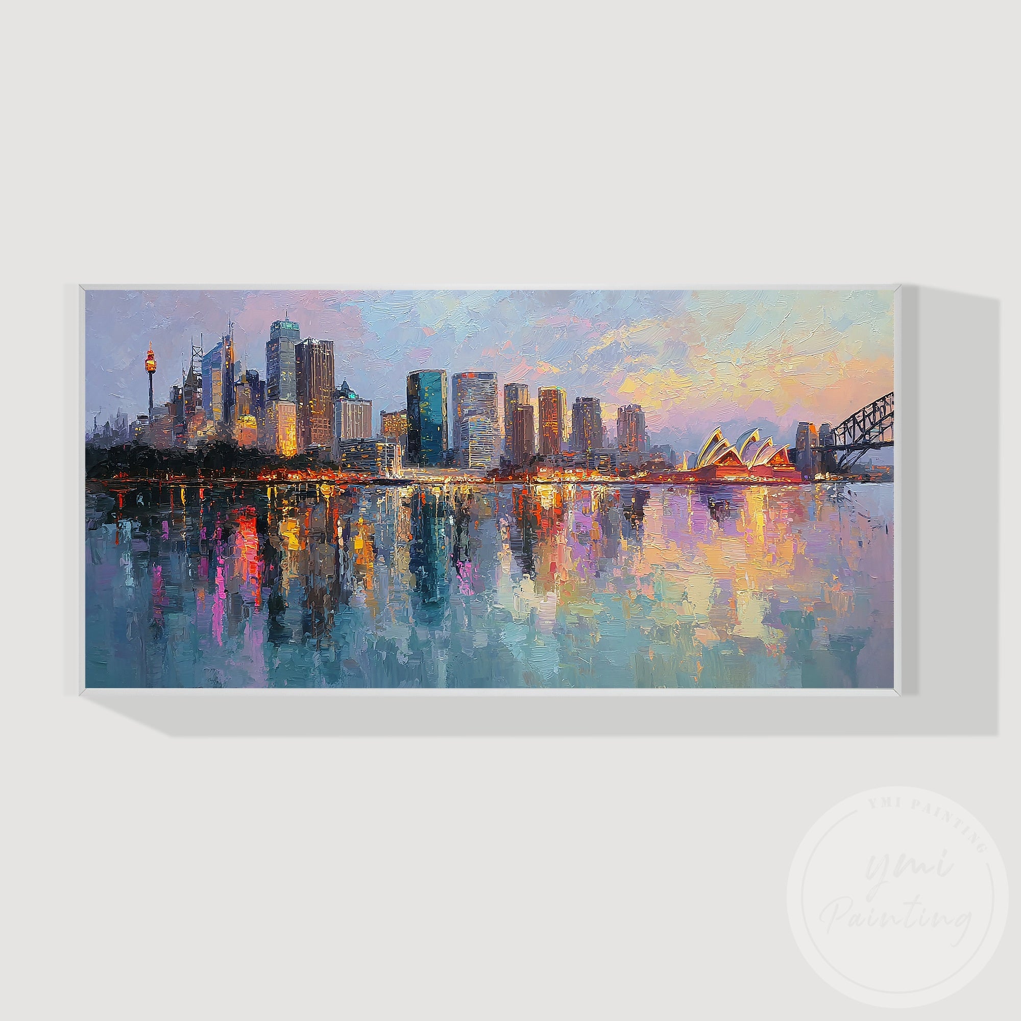 Expressive Sydney skyline wall art for stylish contemporary spaces