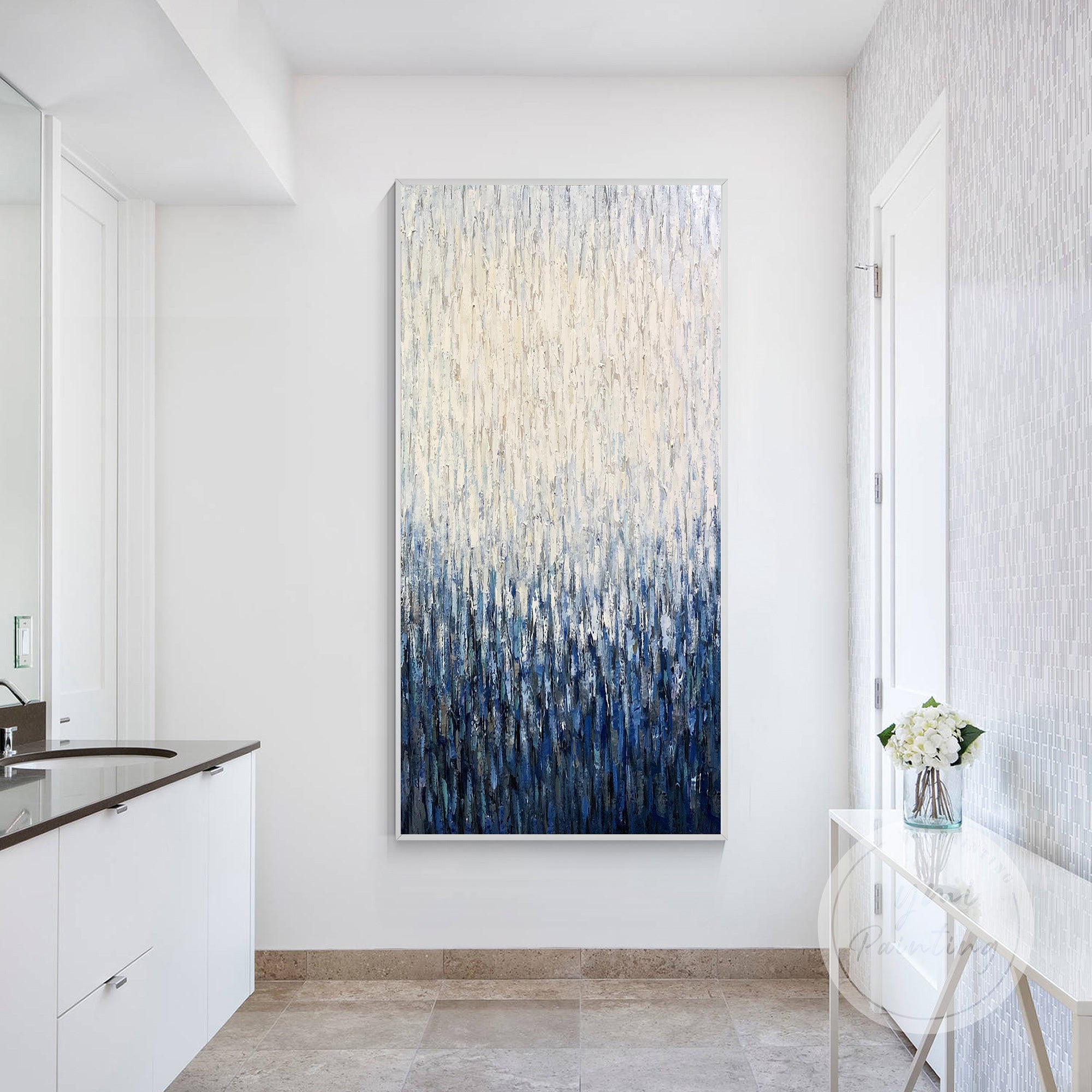 Hand painted acrylic abstract