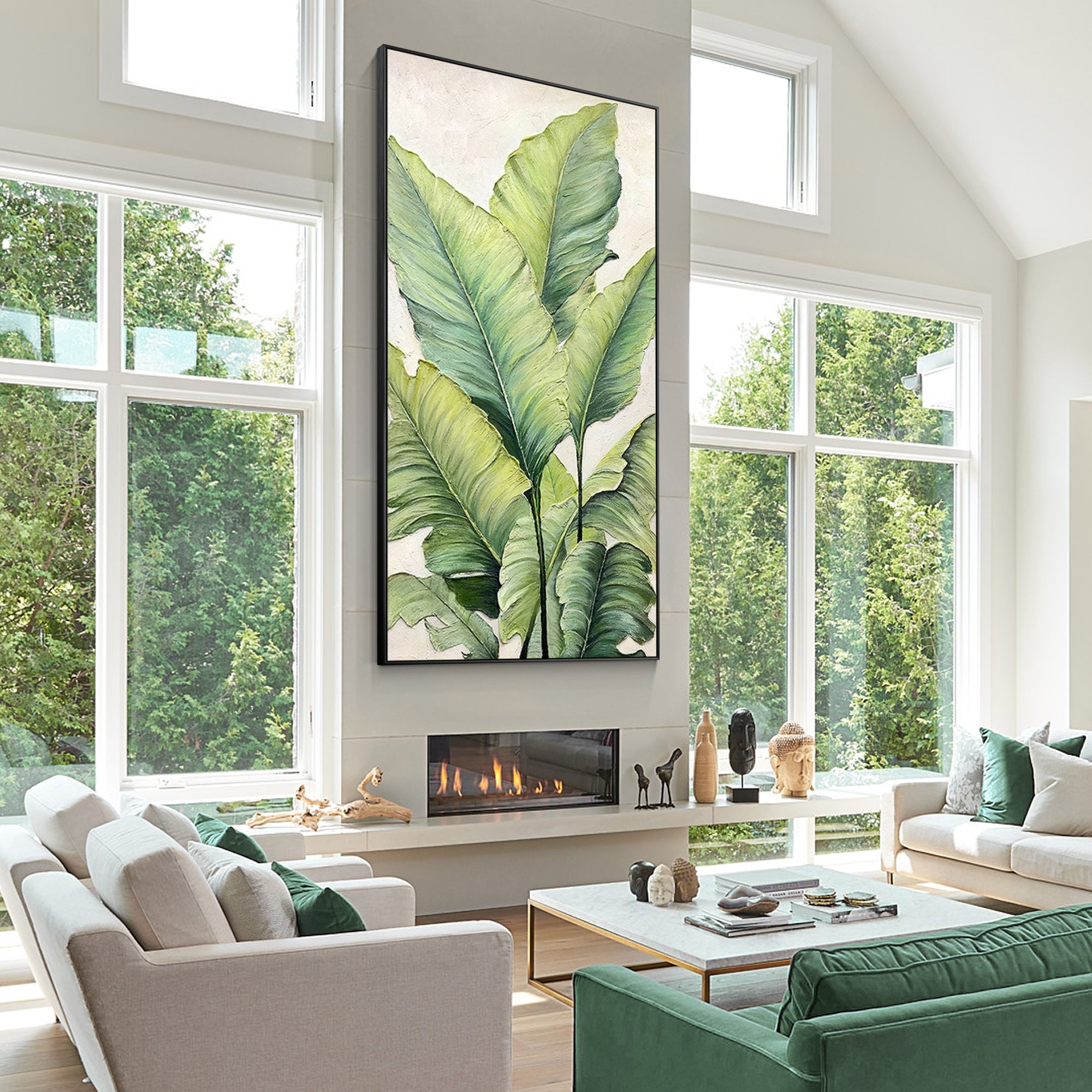 Vertikale Blattkunst #CA0647