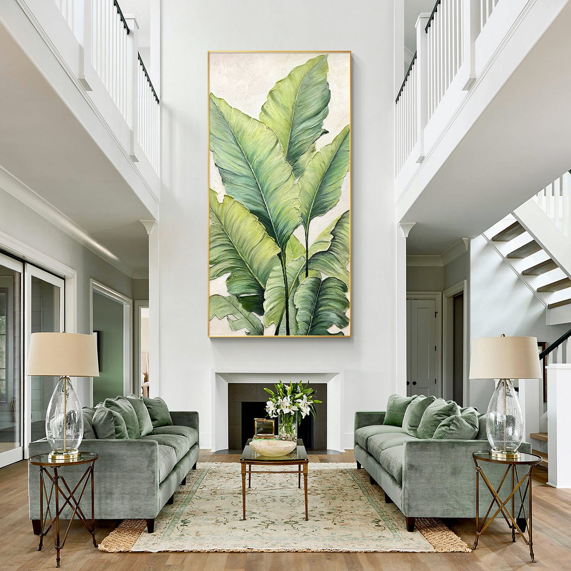 Vertikale Blattkunst #CA0647