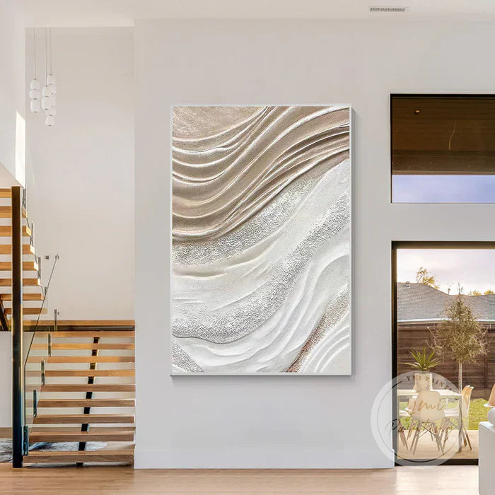 textured abstract wall art
