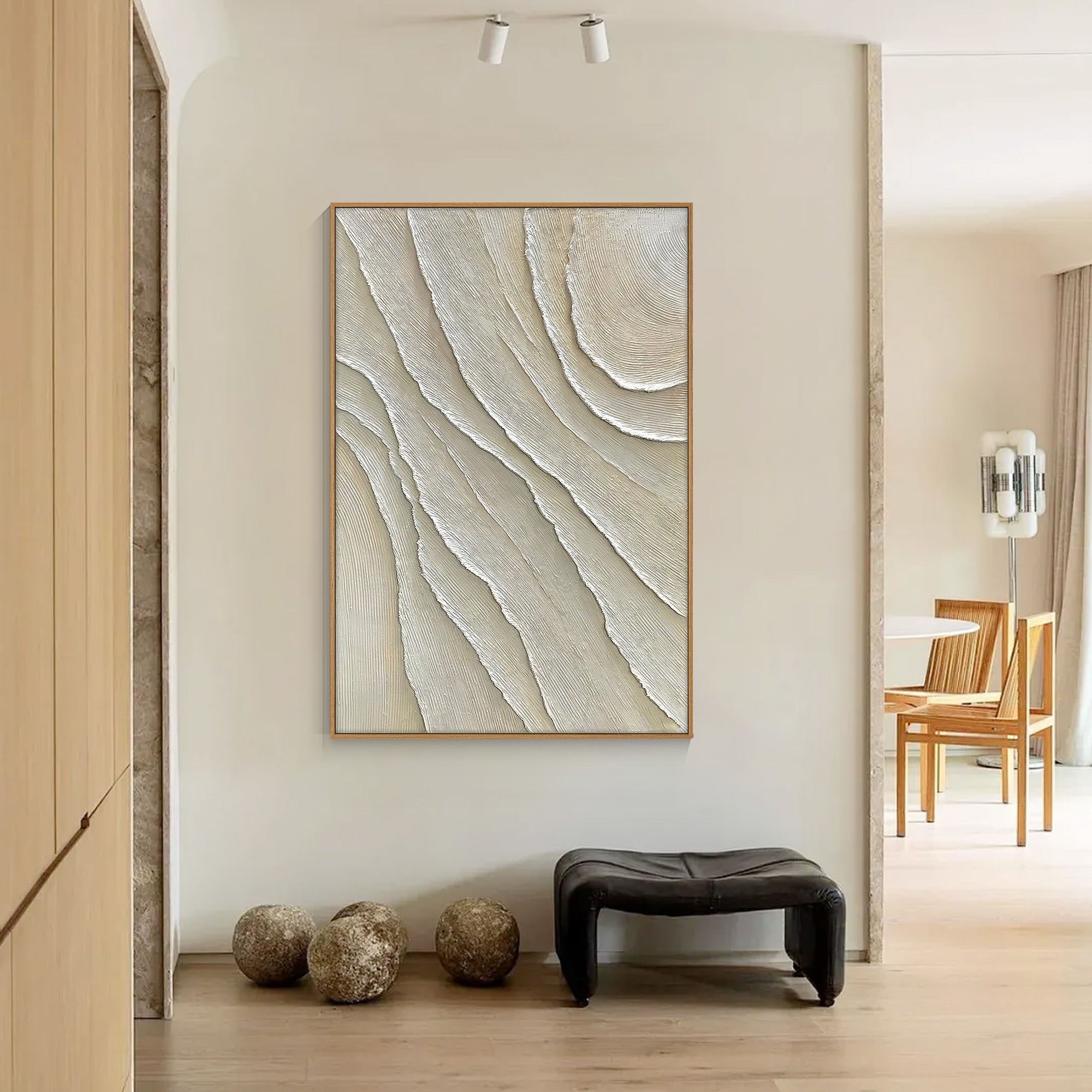 textured plaster wall art