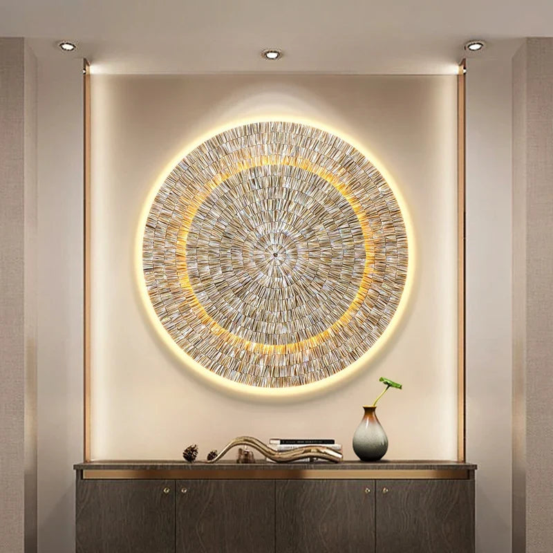 Capiz Wall Art LED Art #YLE0439