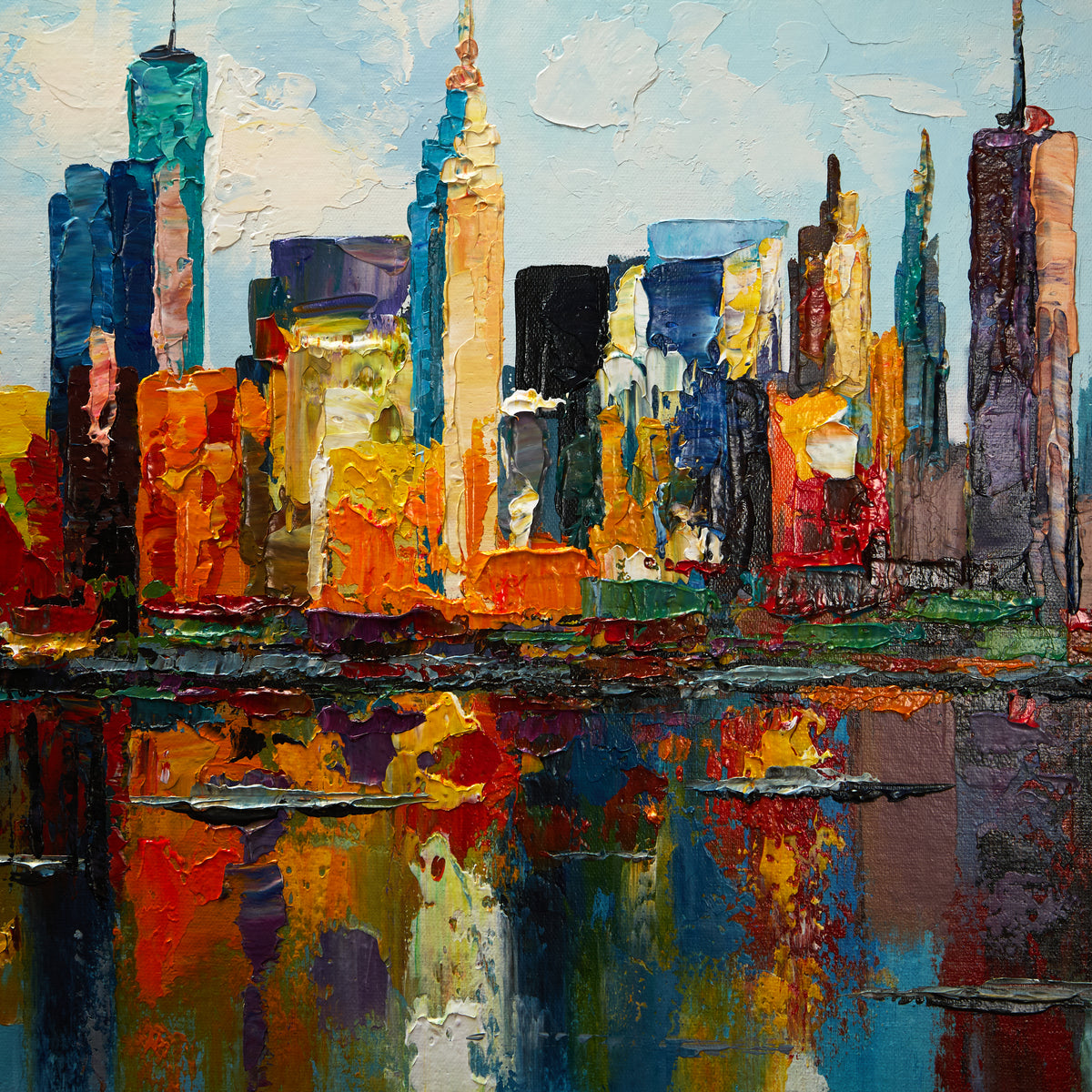 NYC bylandskap veggkunst_YX033