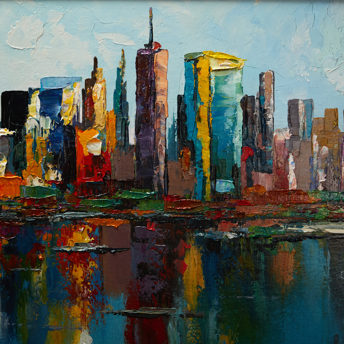 NYC bylandskap veggkunst_YX033