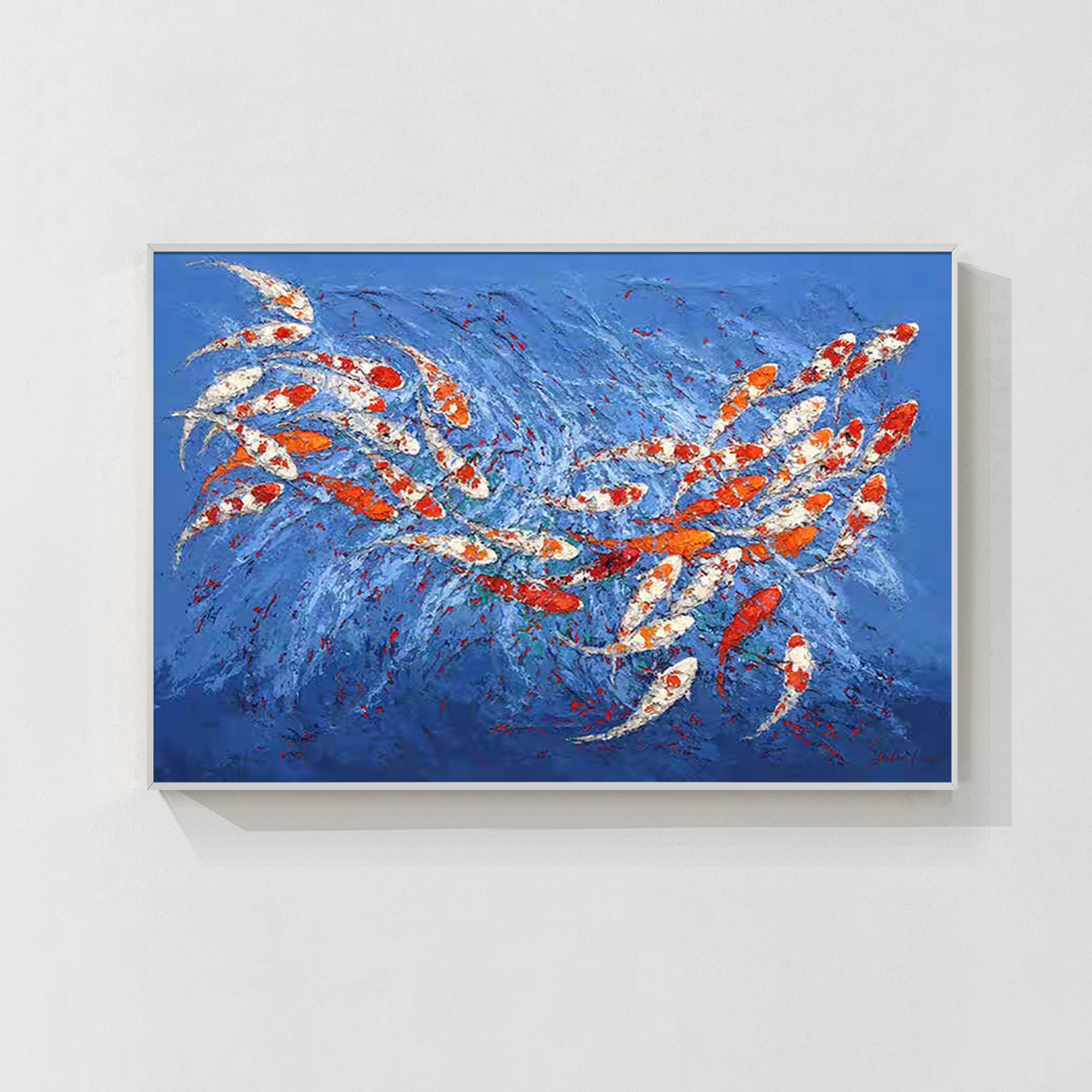 Colorful Koi Fish Painting