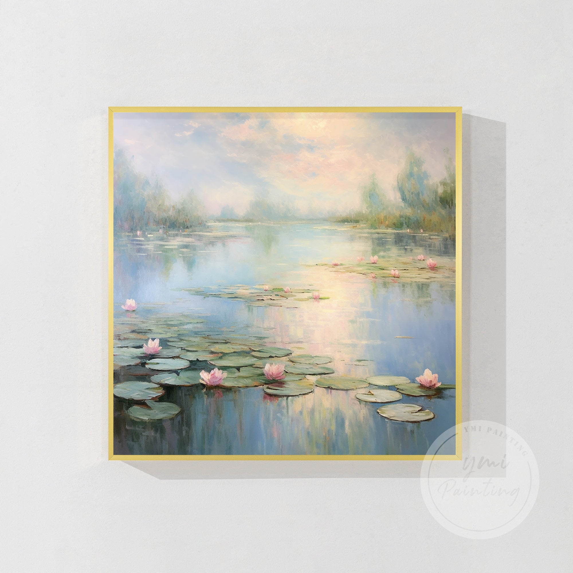 Abstrakte beige Landschaft Wandkunst