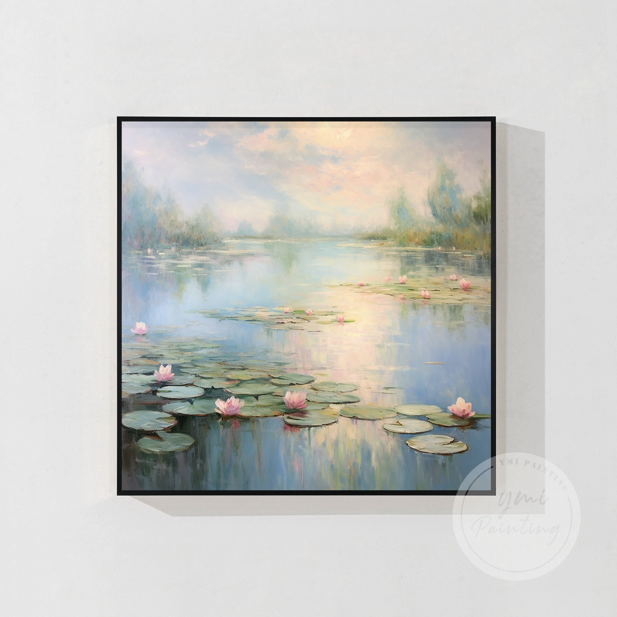 Abstrakte beige Landschaft Wandkunst