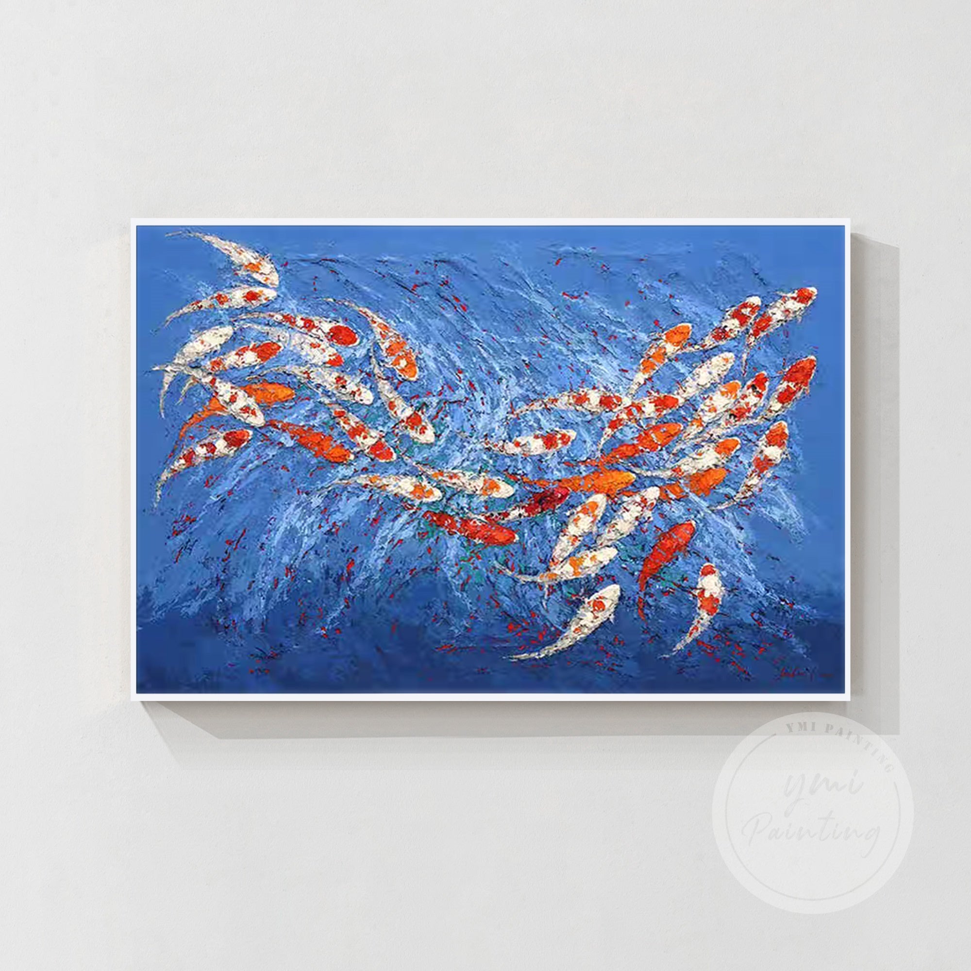 Colorful Koi Fish Painting