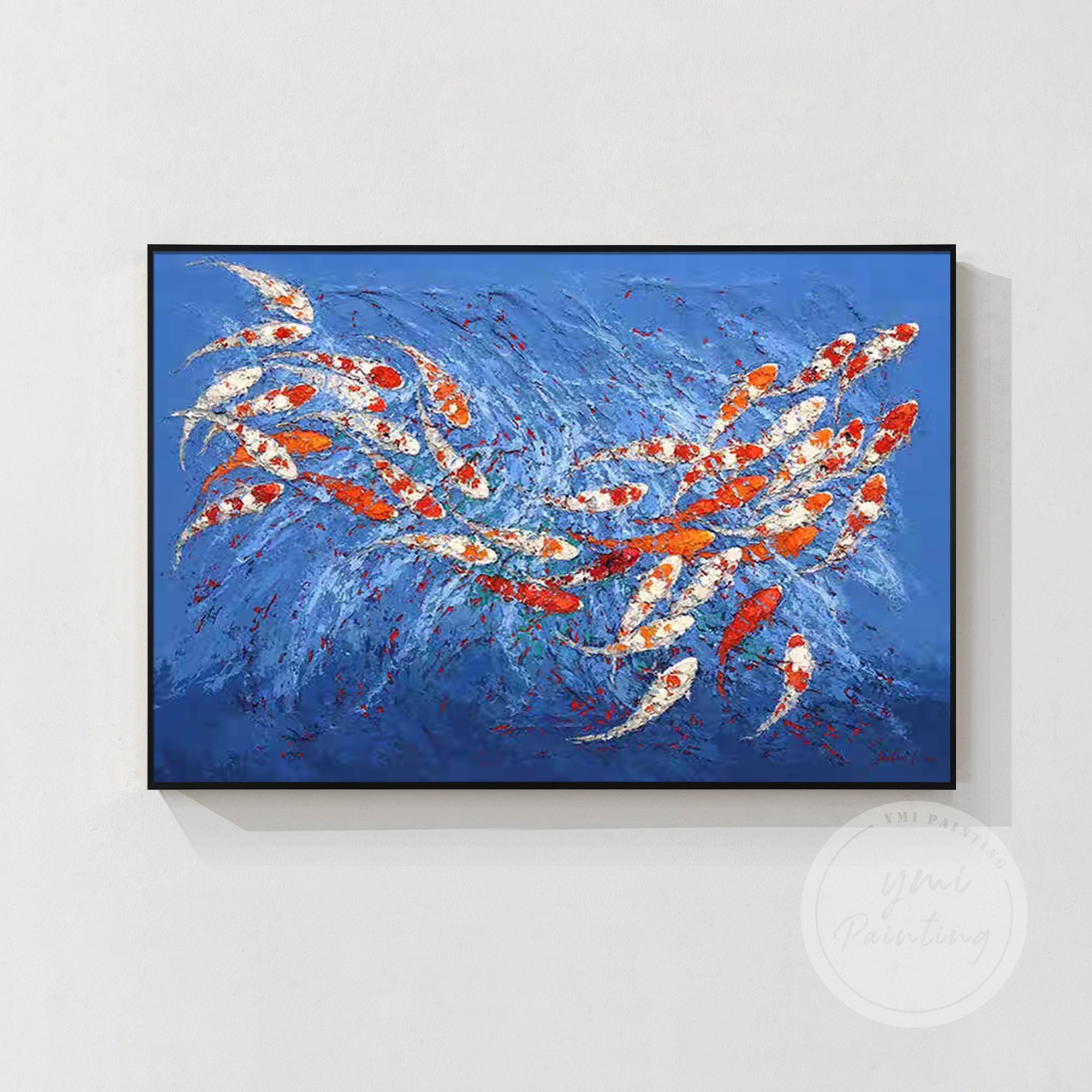 Colorful Koi Fish Painting