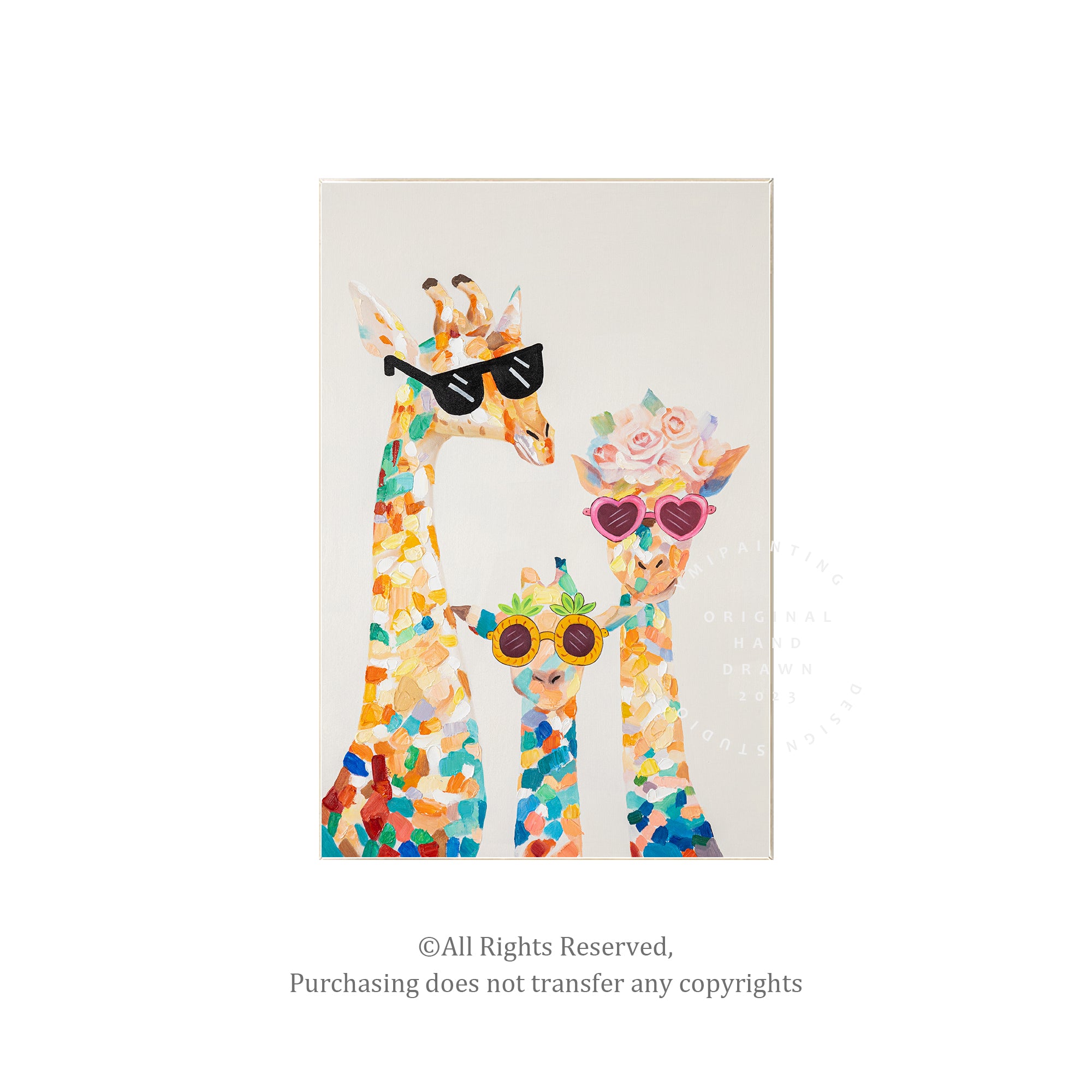 Giraffe Art #YAN044