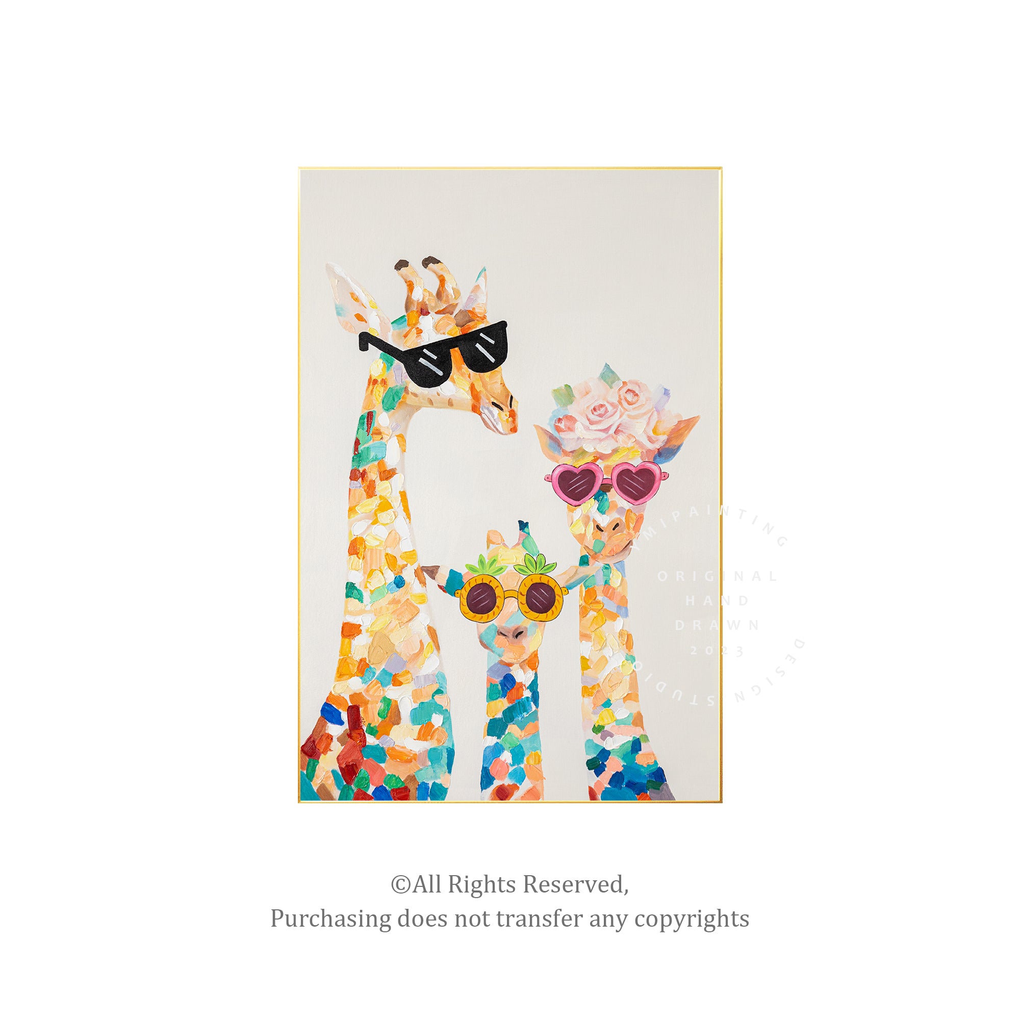 Giraffe Art #YAN044
