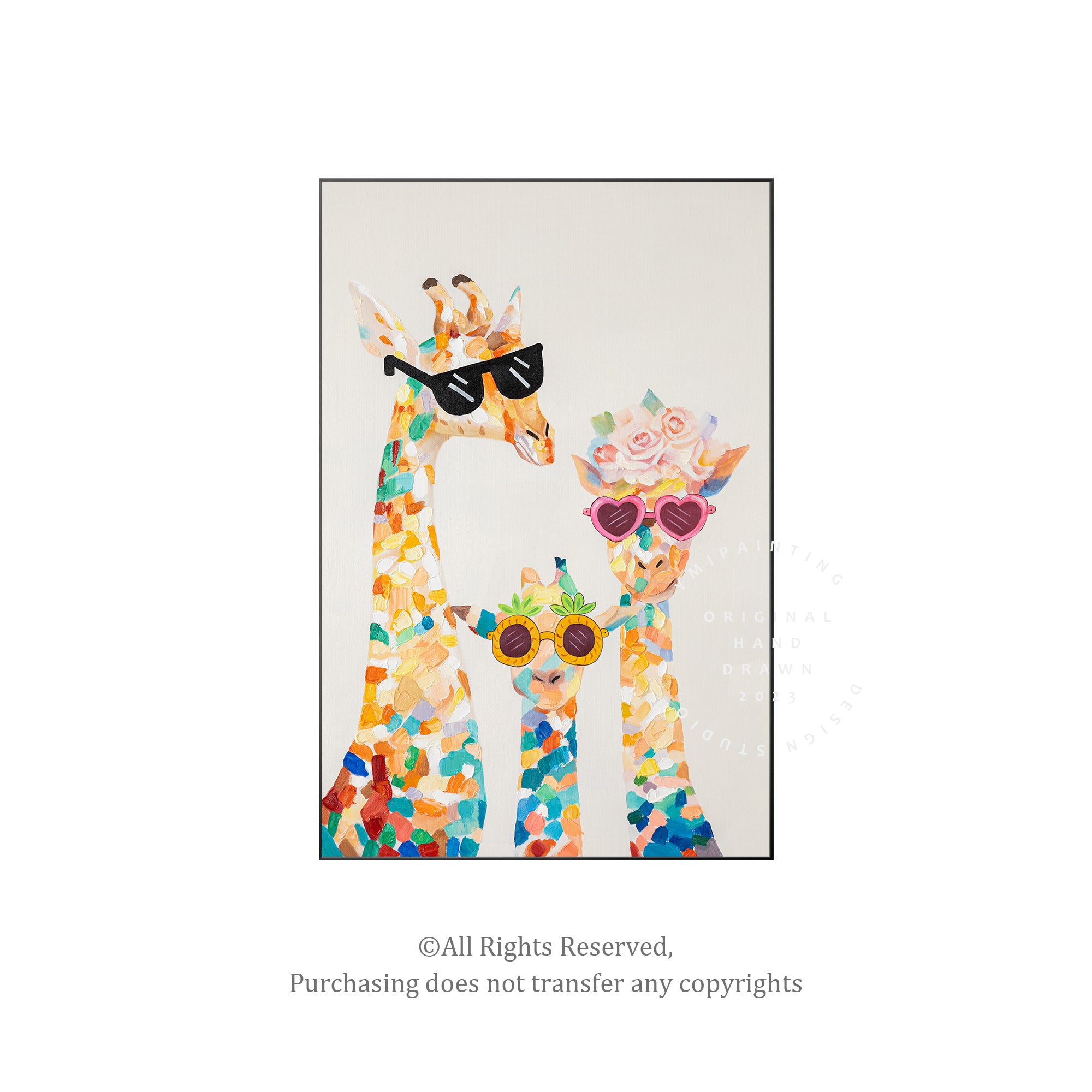 Giraffe Art #YAN044