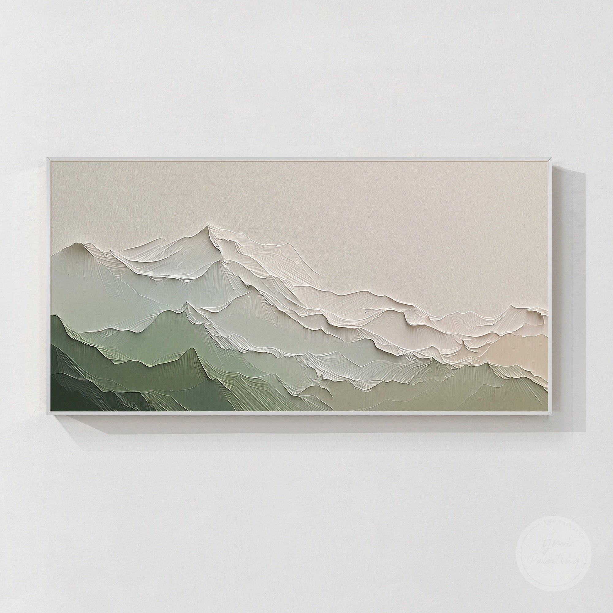 modern mountain landscape wall art