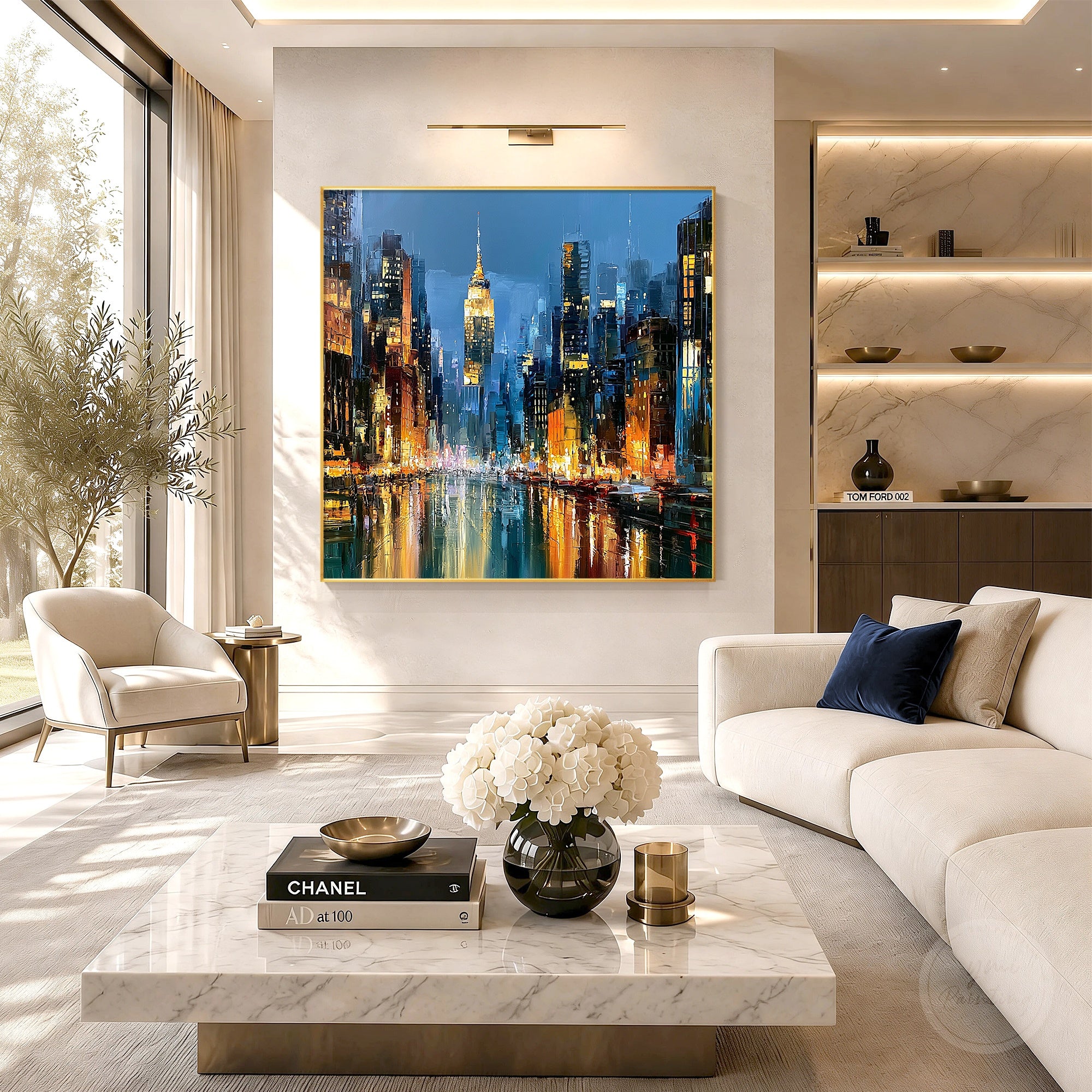 New York City travel inspired wall art canvas