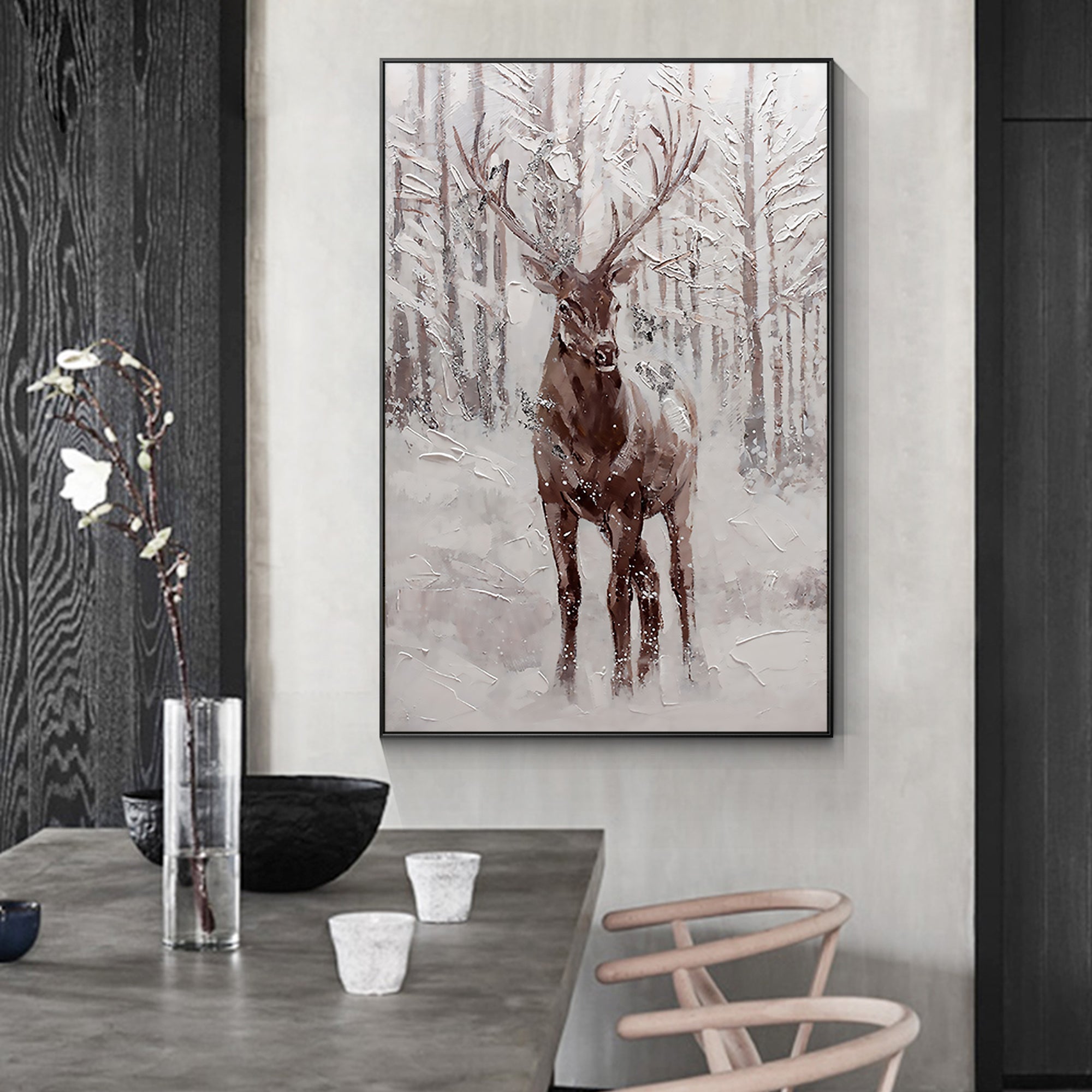 Forest deer art