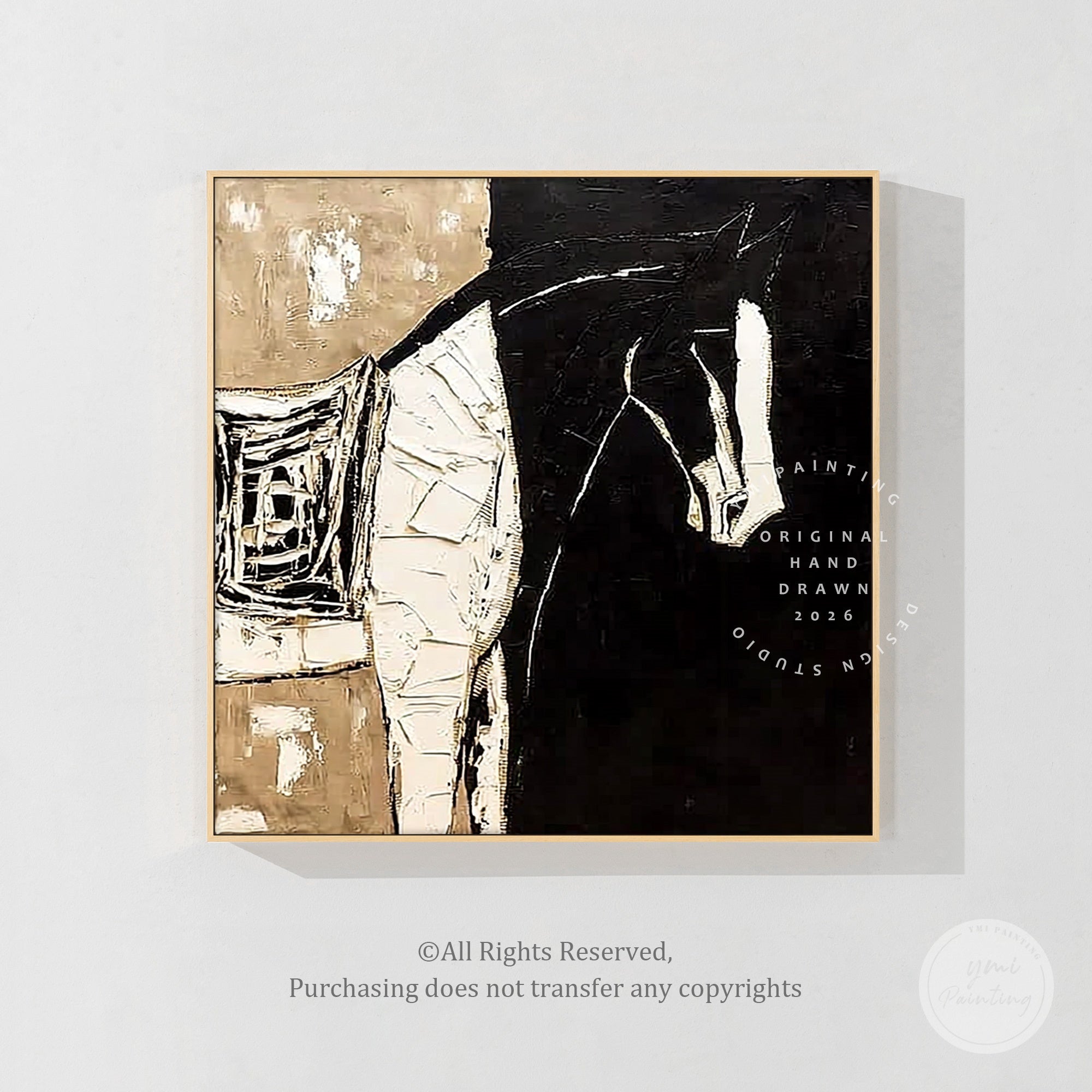 Handmade equestrian artwork for horse lovers and collectors