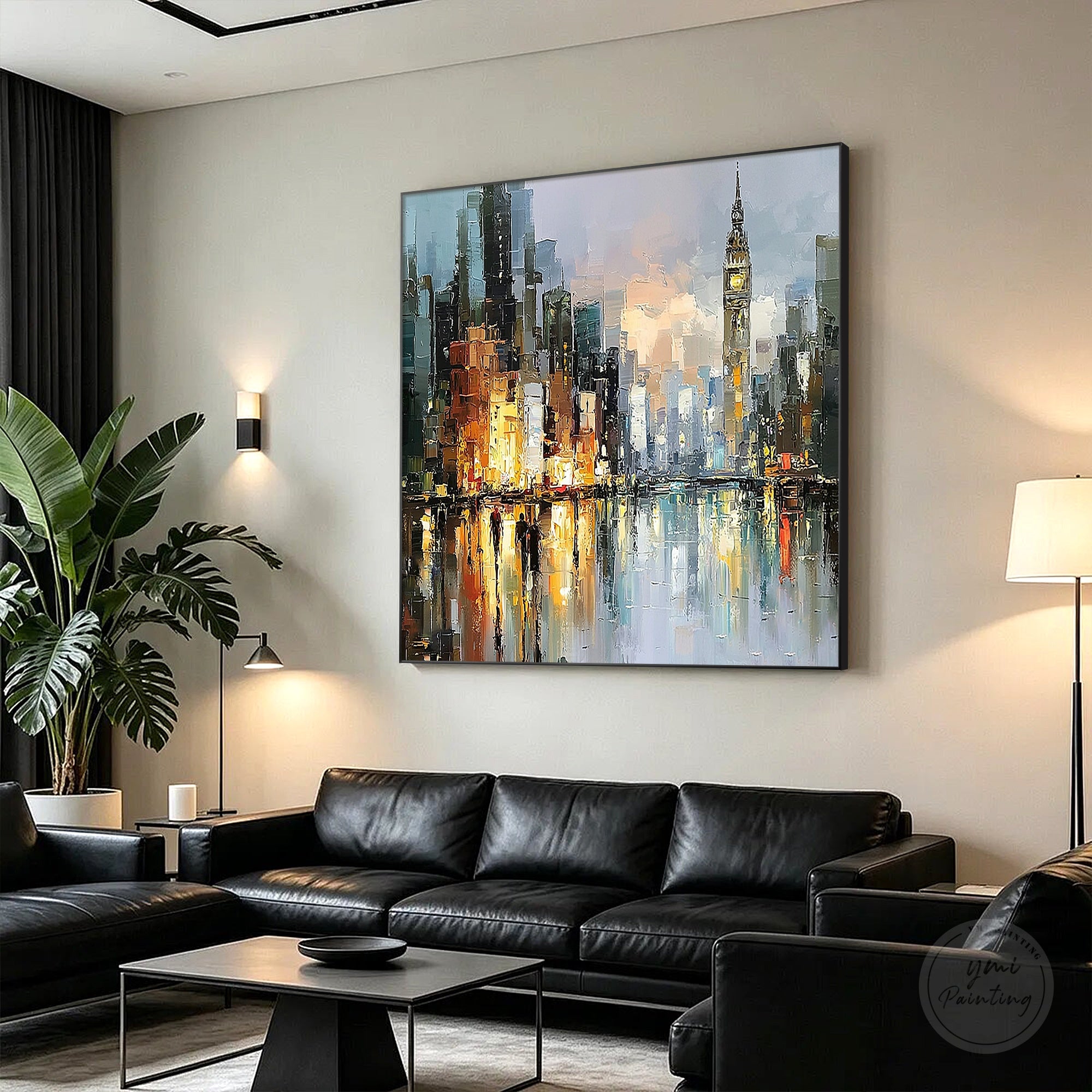 Contemporary London wall decor featuring iconic city architecture
